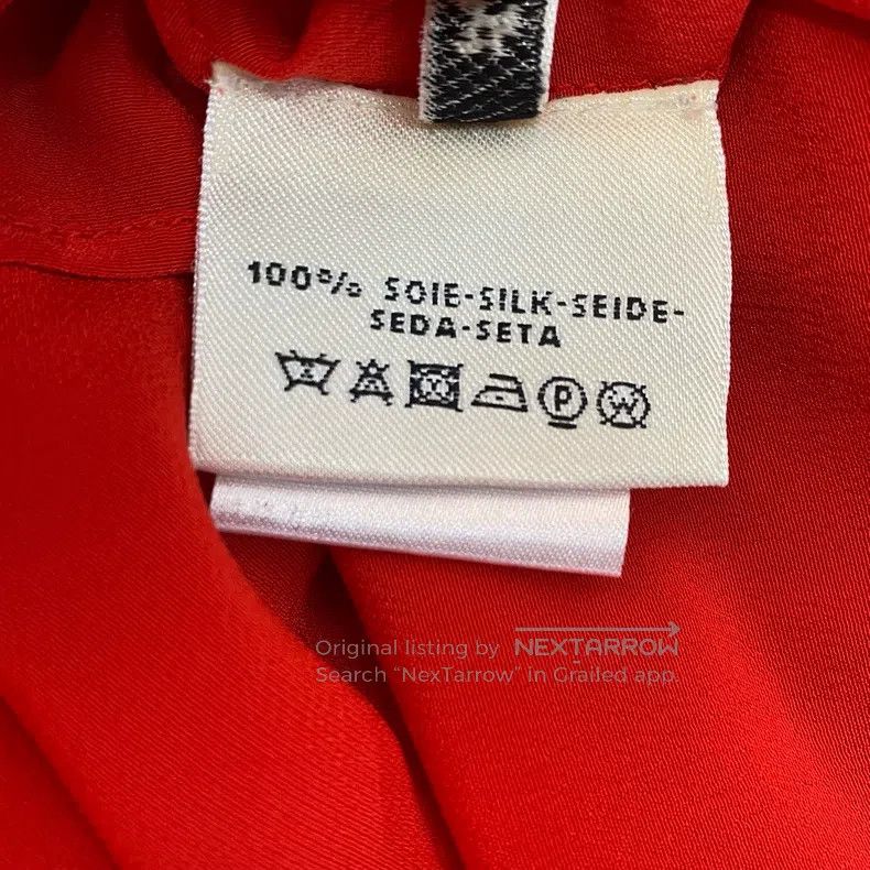 Hermes Hermes Red Mulberry Silk Dress Size XXS / US 00 / IT 34 - 5 Thumbnail