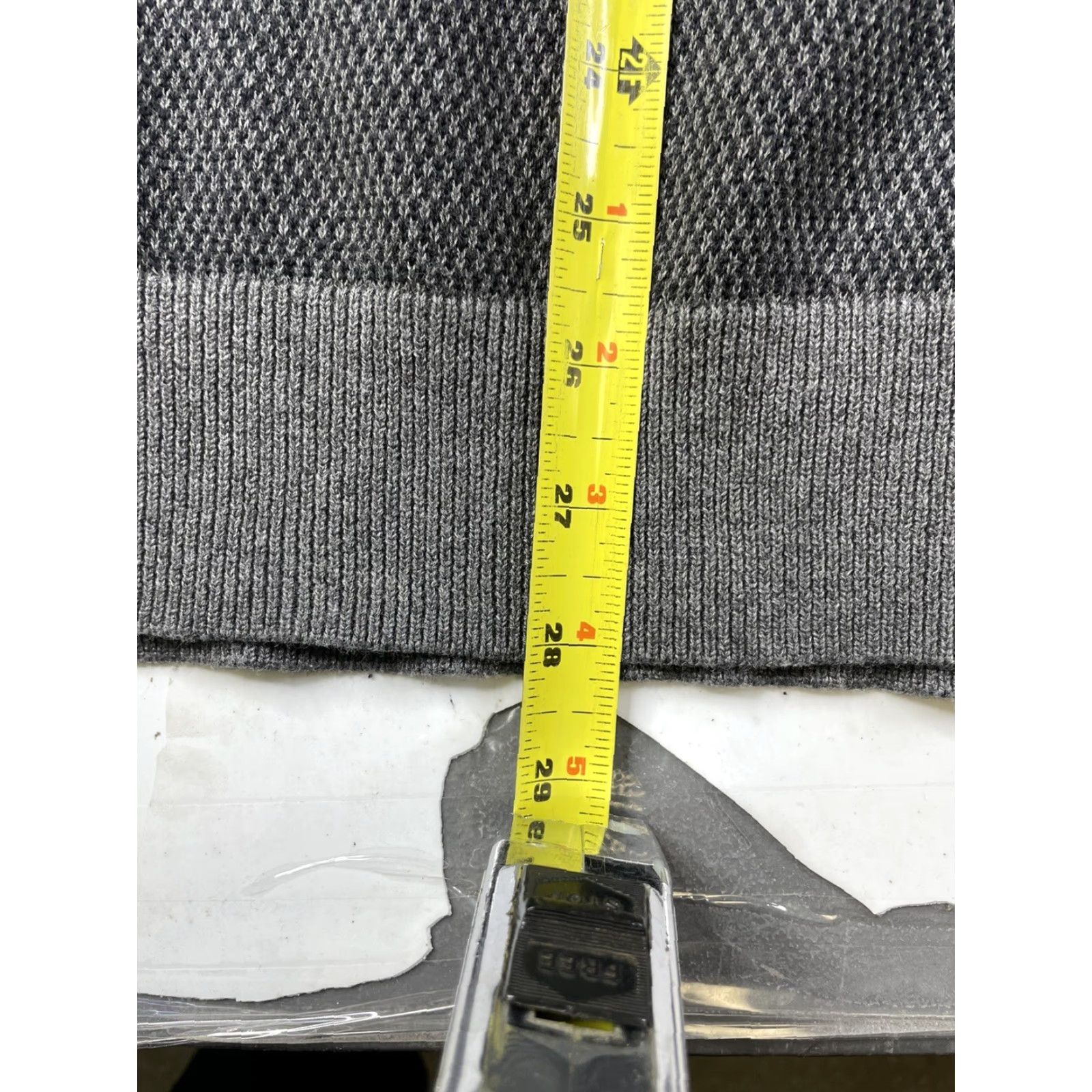 Vineyard Vines Vineyard Vines Sweater Mens 1/4 Zip Pullover Knit Mock Neck Gray L Tight-Knit Cotton Wool Polyester Regular Knit Shirt Size US L / EU 52-54 / 3 - 6 Thumbnail