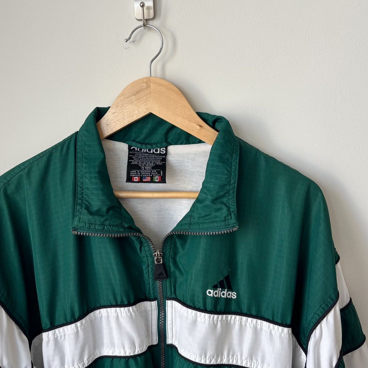 Adidas Vintage 90s Tracksuit Set Windbreaker Jacket Pants Pair Size US L / EU 52-54 / 3 - 4 Thumbnail