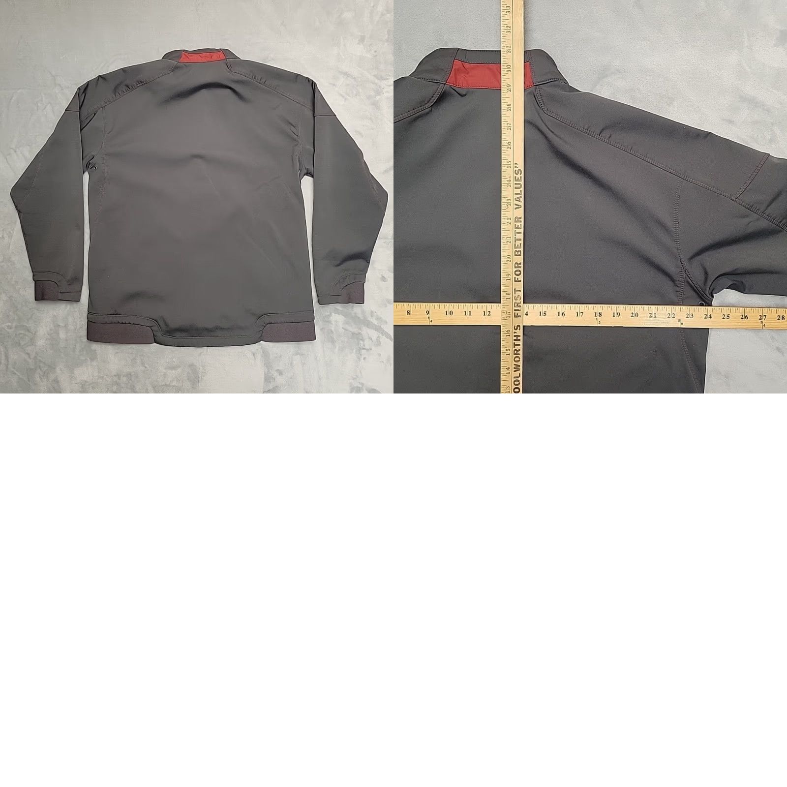 Nike Nike Jacket Mens L Gray TEAM Softshell Full Zip Fleece Lined Embroidered Swoosh Size US L / EU 52-54 / 3 - 8 Thumbnail