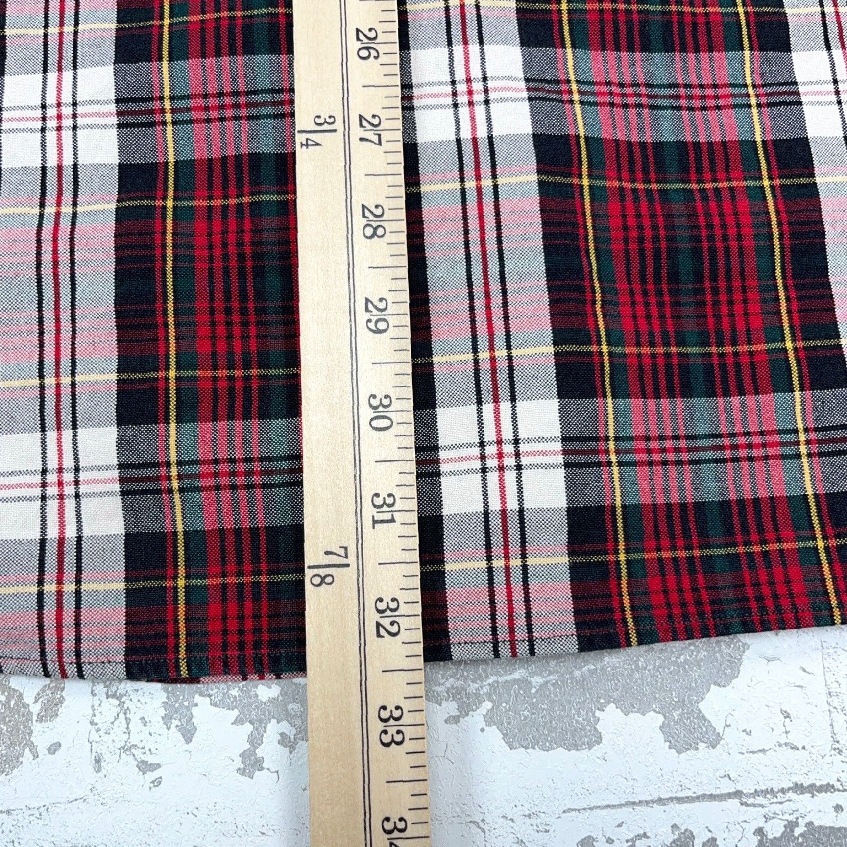 Ralph Lauren Ralph Lauren Shirt Men Large Red Plaid Oxford Cloth Button Up Blaire Pocket P7* Size US XL / EU 56 / 4 - 7 Thumbnail