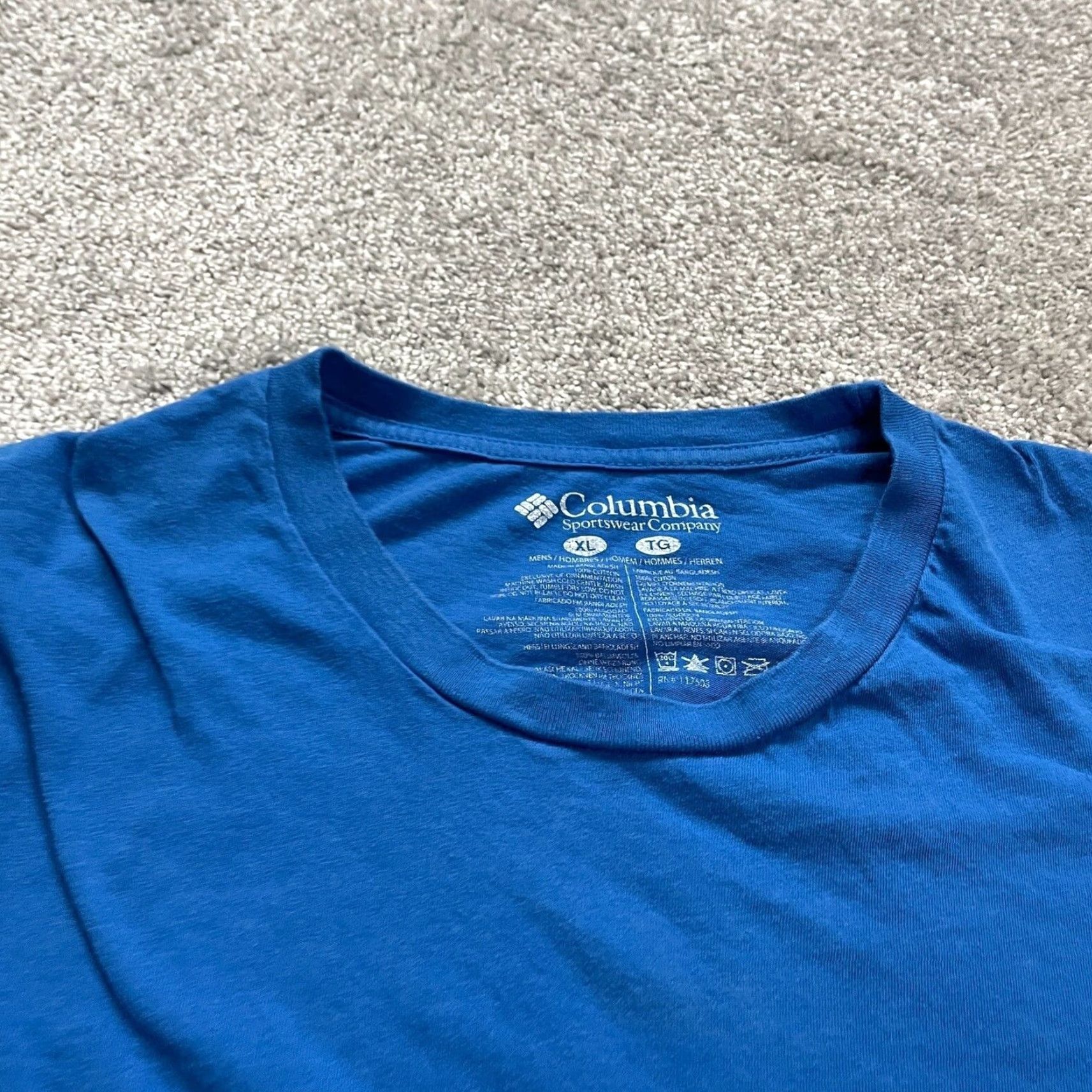 Vintage Columbia PFG Fishing T-Shirt Mens XL Blue Cotton Crew Neck Short Sleeve Outdoor Size US XL / EU 56 / 4 - 3 Thumbnail
