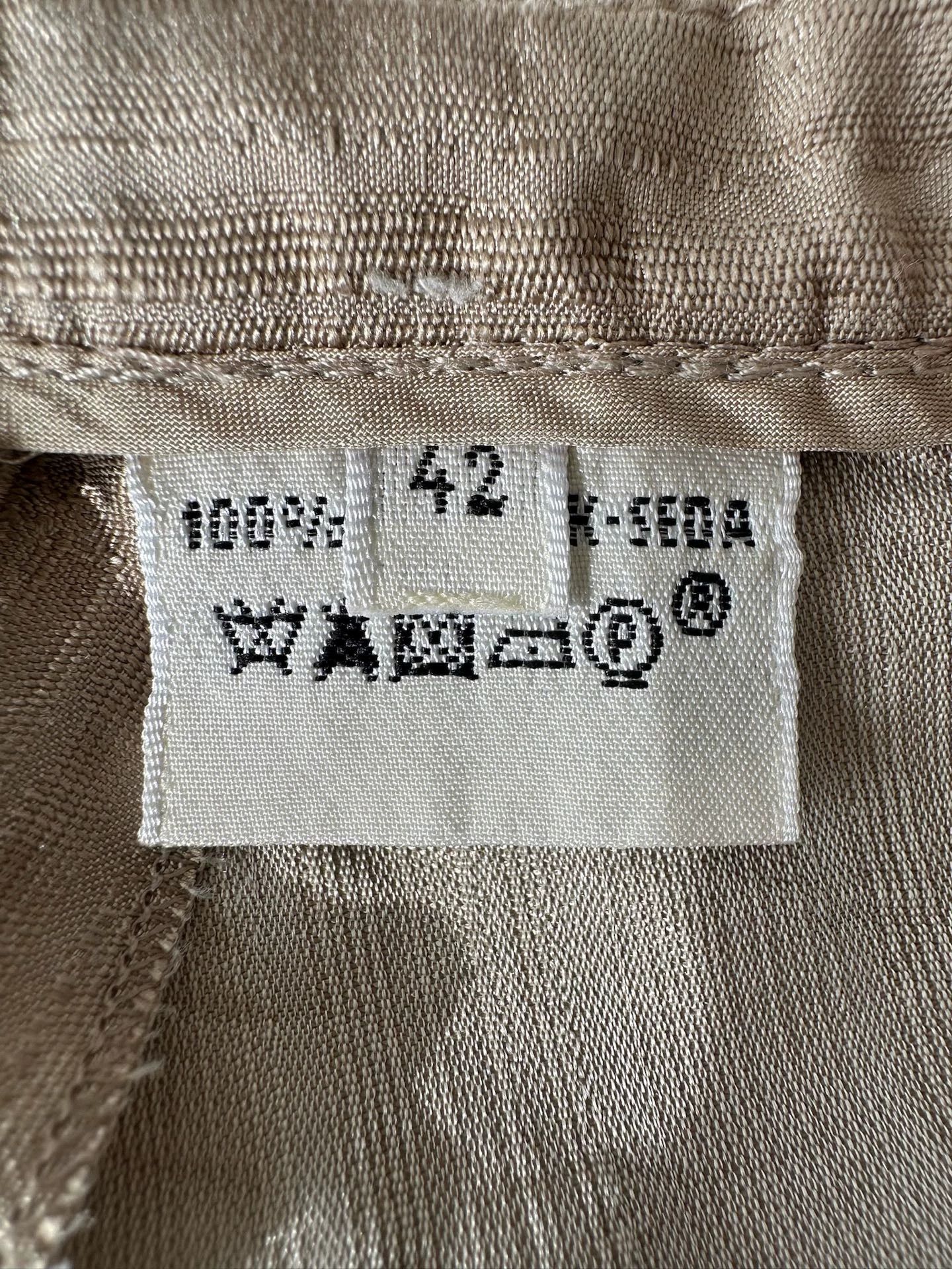 Hermes HERMES JPG silk drapey cropped slacks women's silver gray Size 30" / US 8 / IT 44 - 9 Thumbnail