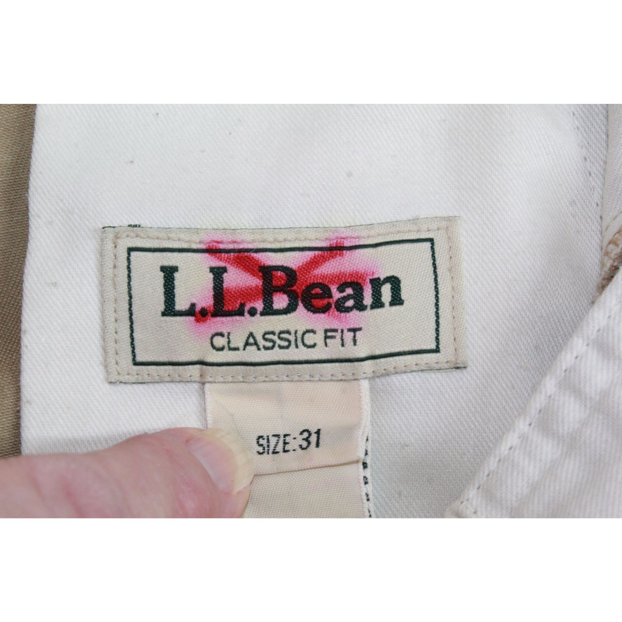 L.L. Bean LL Bean Men Wrinkle Free Chino Shorts Classic Fit 8" Casual Size US 31 - 6 Thumbnail
