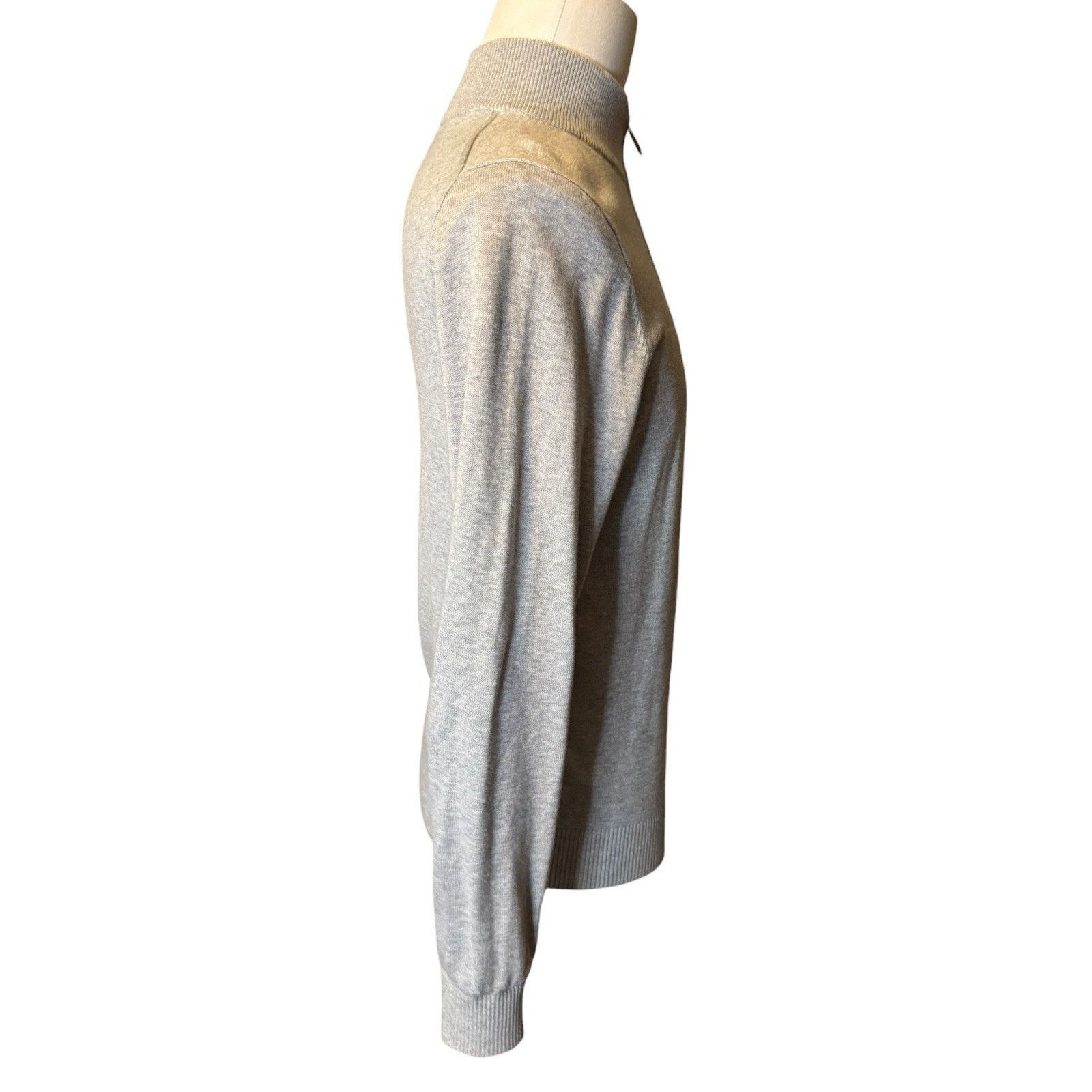 Vineyard Vines Vineyard Vines Quarter Zip Sweater Gray 100% Cotton Size US S / EU 44-46 / 1 - 9 Thumbnail