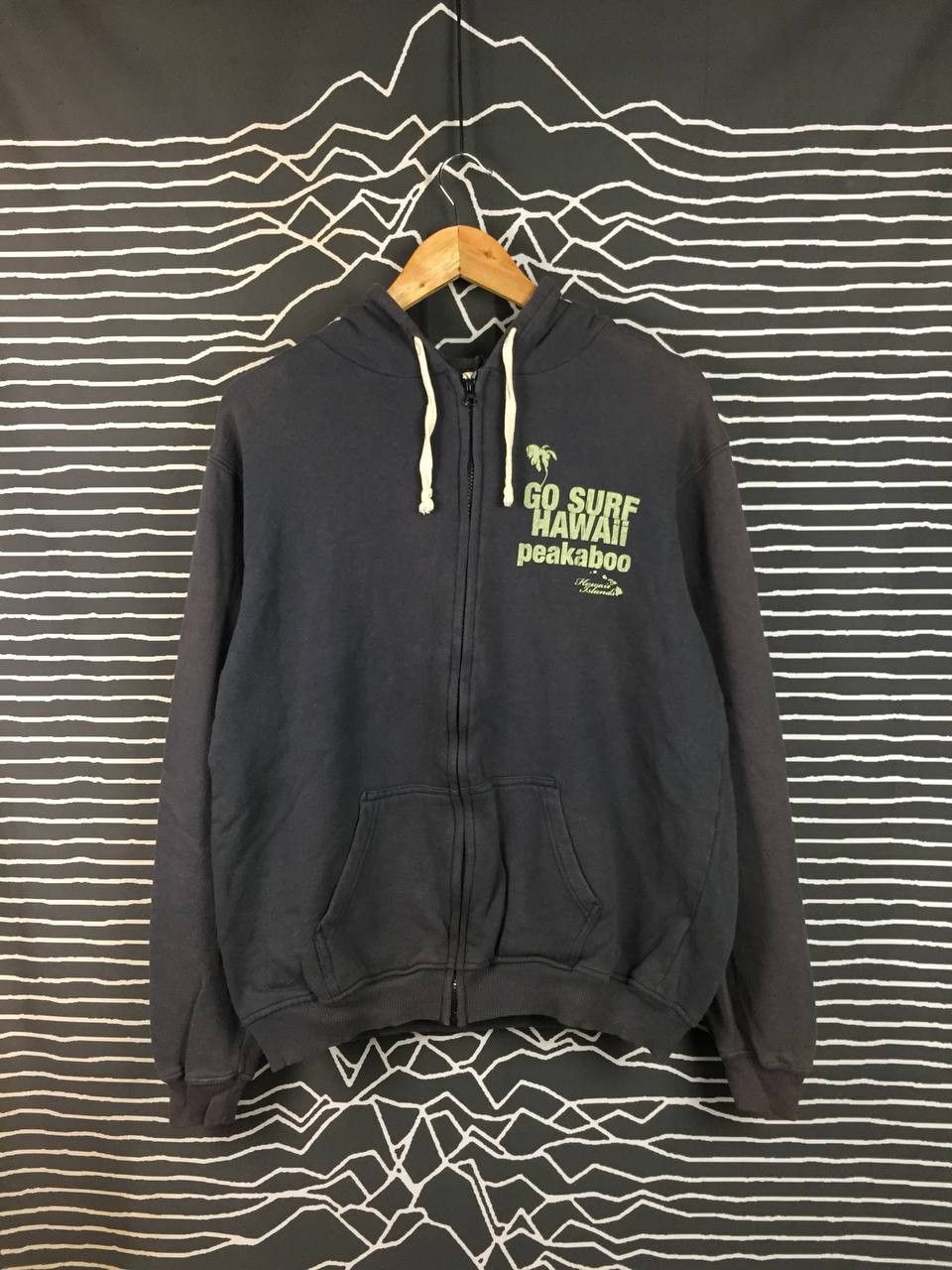 Vintage Vtg Peakaboo Surf Hawaii "Say Aloha" Zip Hoodie Size US XL / EU 56 / 4 - 2 Thumbnail