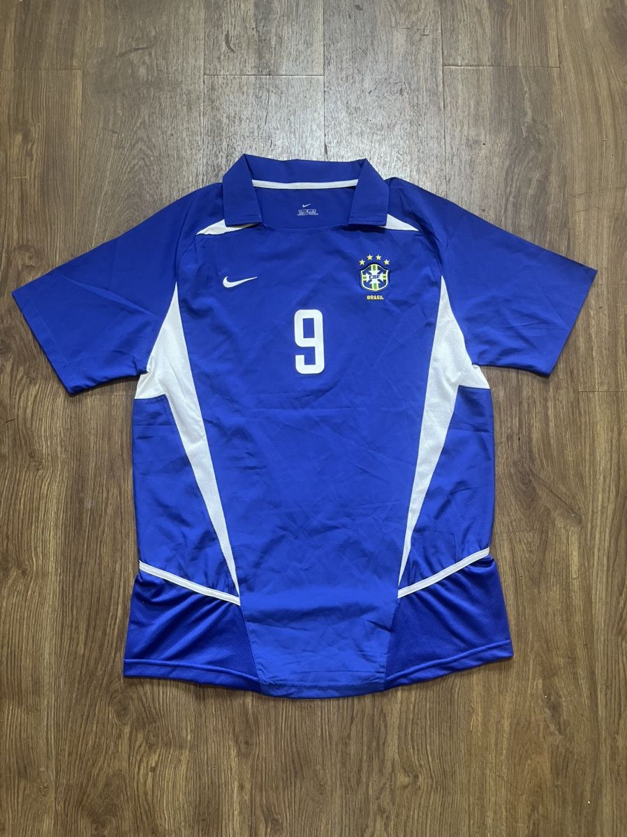 Nike Jersey Nike Brazylia Ronaldo Nazario 2002 Away Size US L / EU 52-54 / 3 - 1 Thumbnail