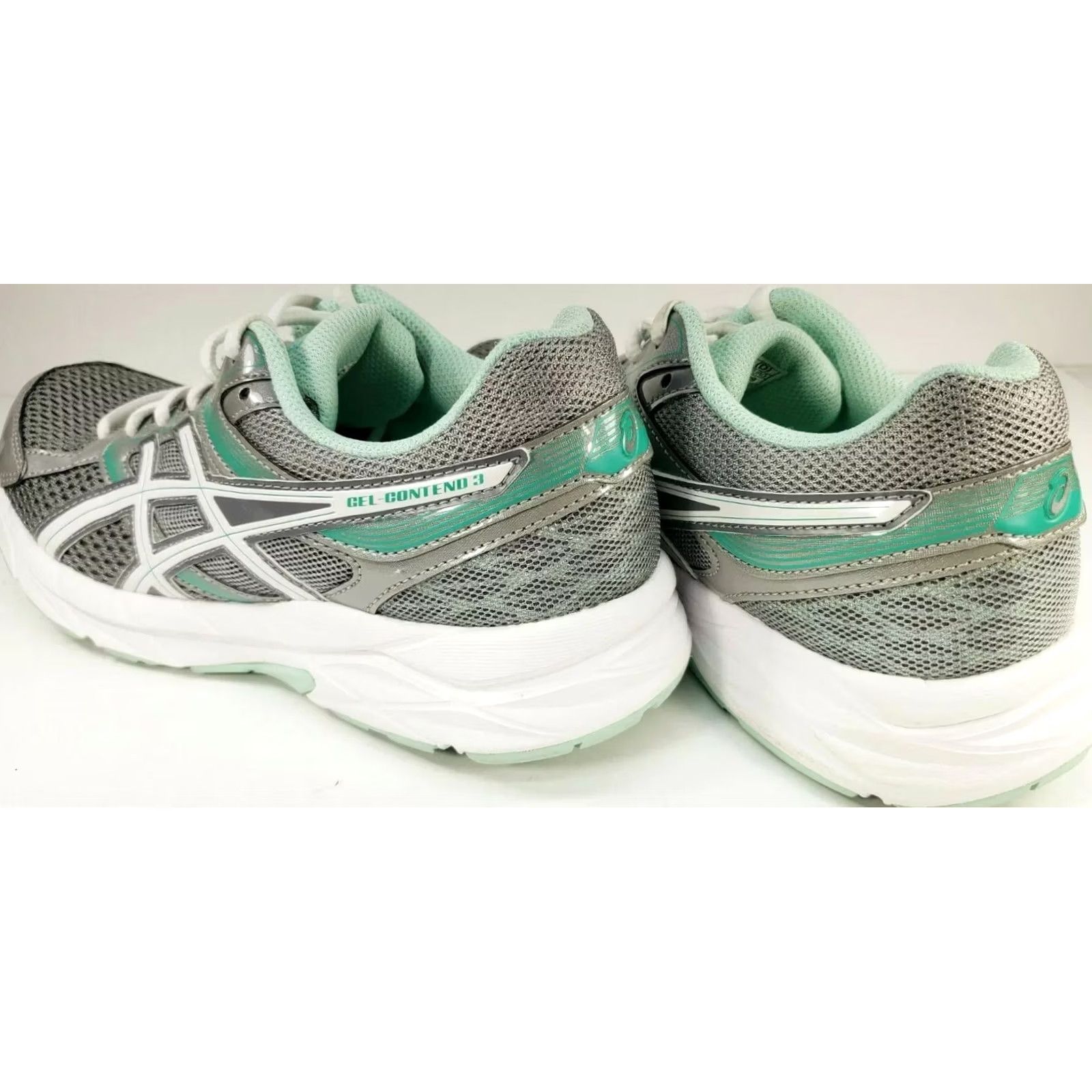 Asics Asics Running Shoe Women's 7.5D Gel Contend 3 Gray Teal Mint Green T5G5Q Size US 8 / IT 38 - 7 Thumbnail