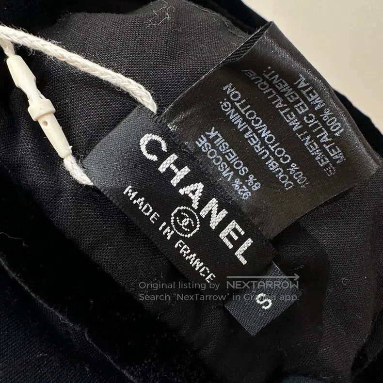 Chanel Chanel Size S Velvet Logo Beret Size ONE SIZE - 3 Thumbnail