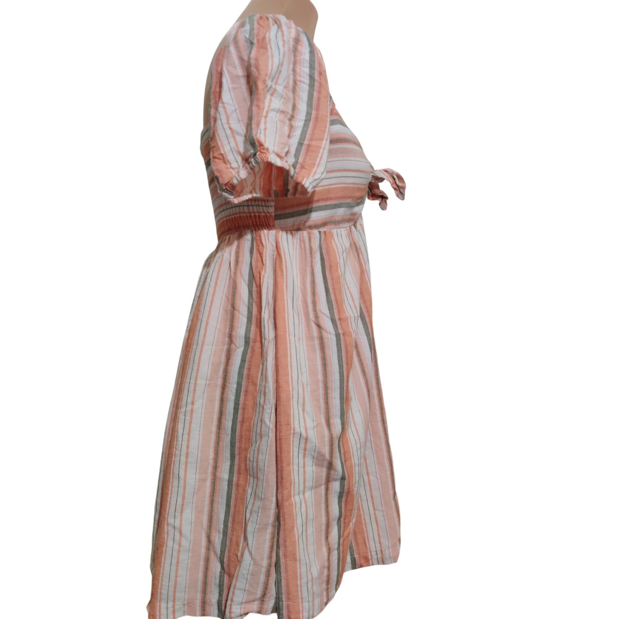 Other Lost + Wander Womens Dress Babydoll Skyline Striped Puff Sle Size S / US 4 / IT 40 - 7 Thumbnail