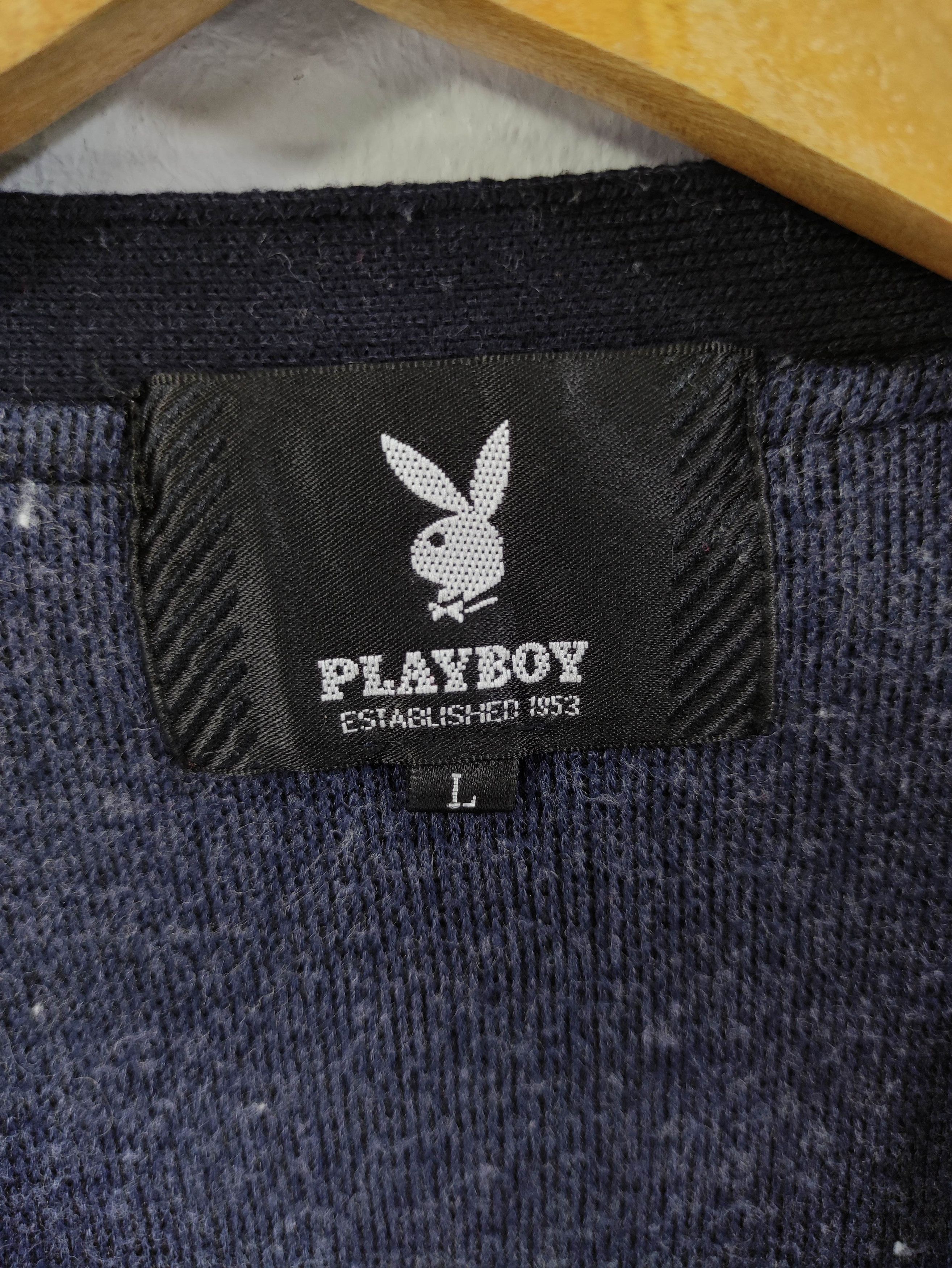 Playboy Vintage Play Boy Small Logo Cardigan Knit Sweater Button Size US L / EU 52-54 / 3 - 4 Thumbnail