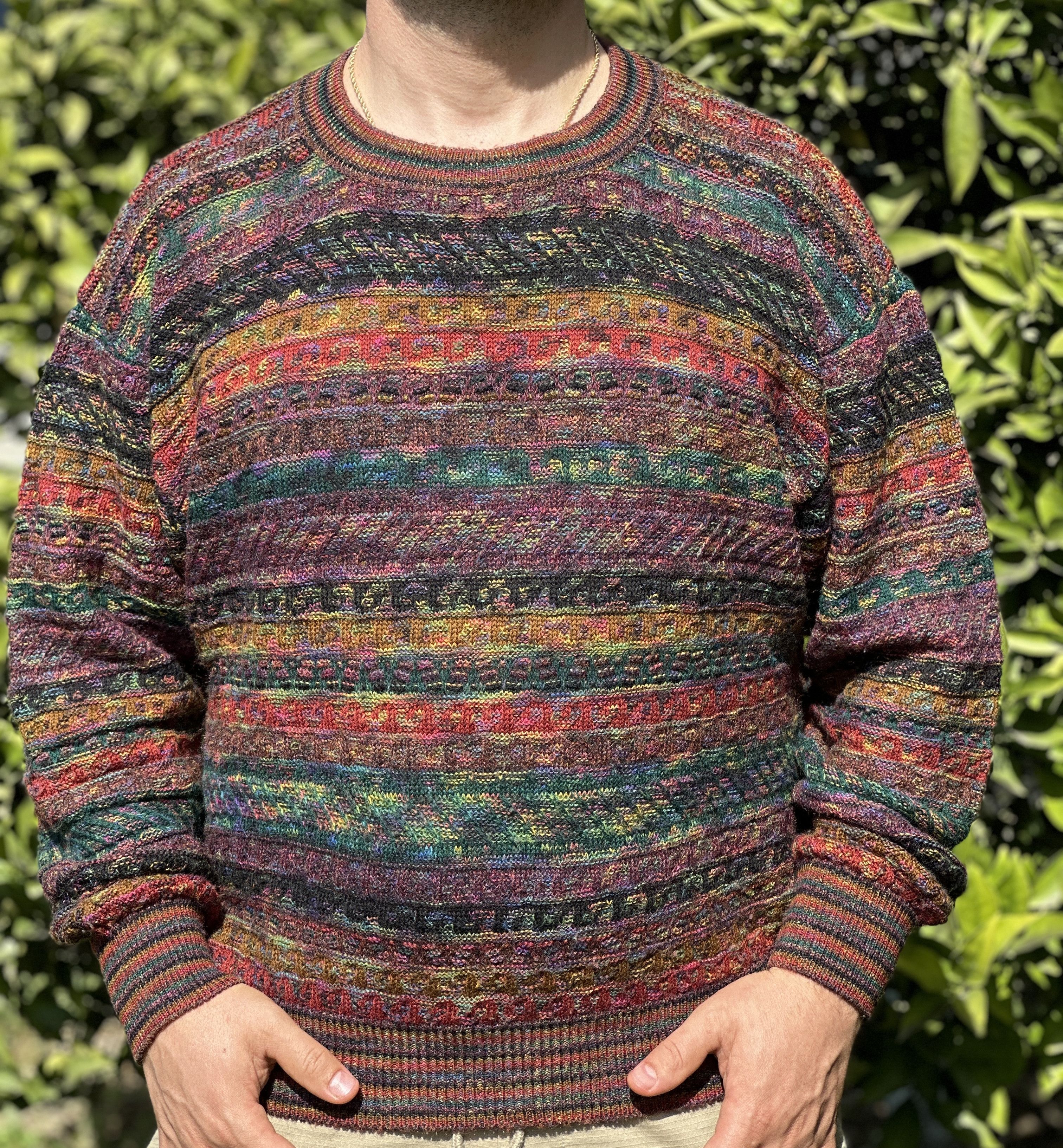 Missoni Rare Missoni Sport Striped Knit Wave Sweater Size M 48 Size US M / EU 48-50 / 2 - 9 Thumbnail