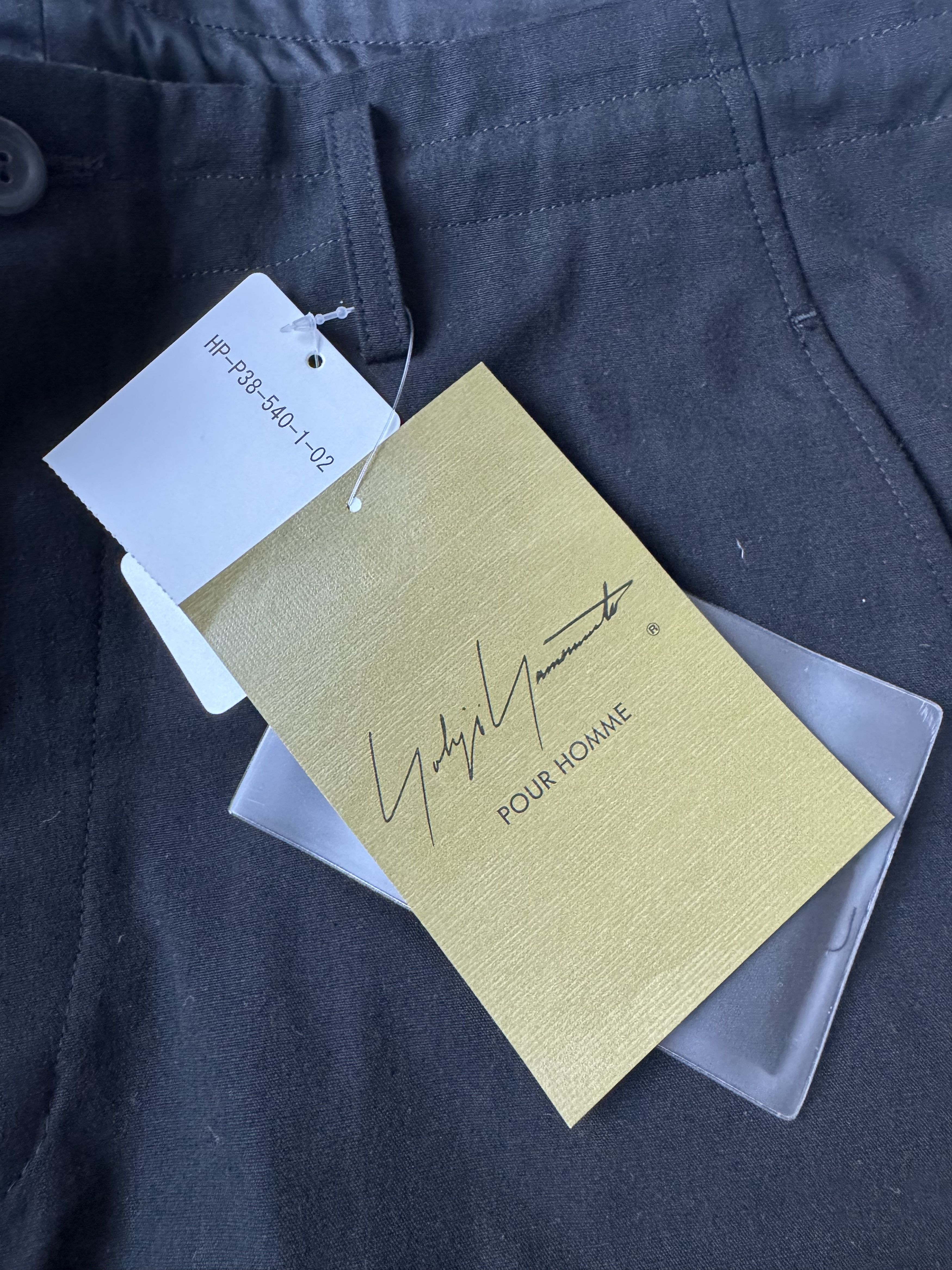 Yohji Yamamoto C/L CANVAS BLACK BELTED HEM PANTS Size US 36 / EU 52 - 4 Thumbnail