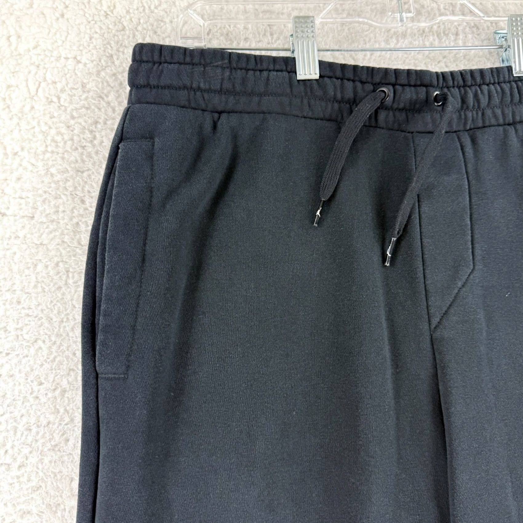 Nike Nike Air Jordan Jumpman Fleece Jogger Pants Mens Small Black Drawstring Athletic Size US 29 - 4 Thumbnail