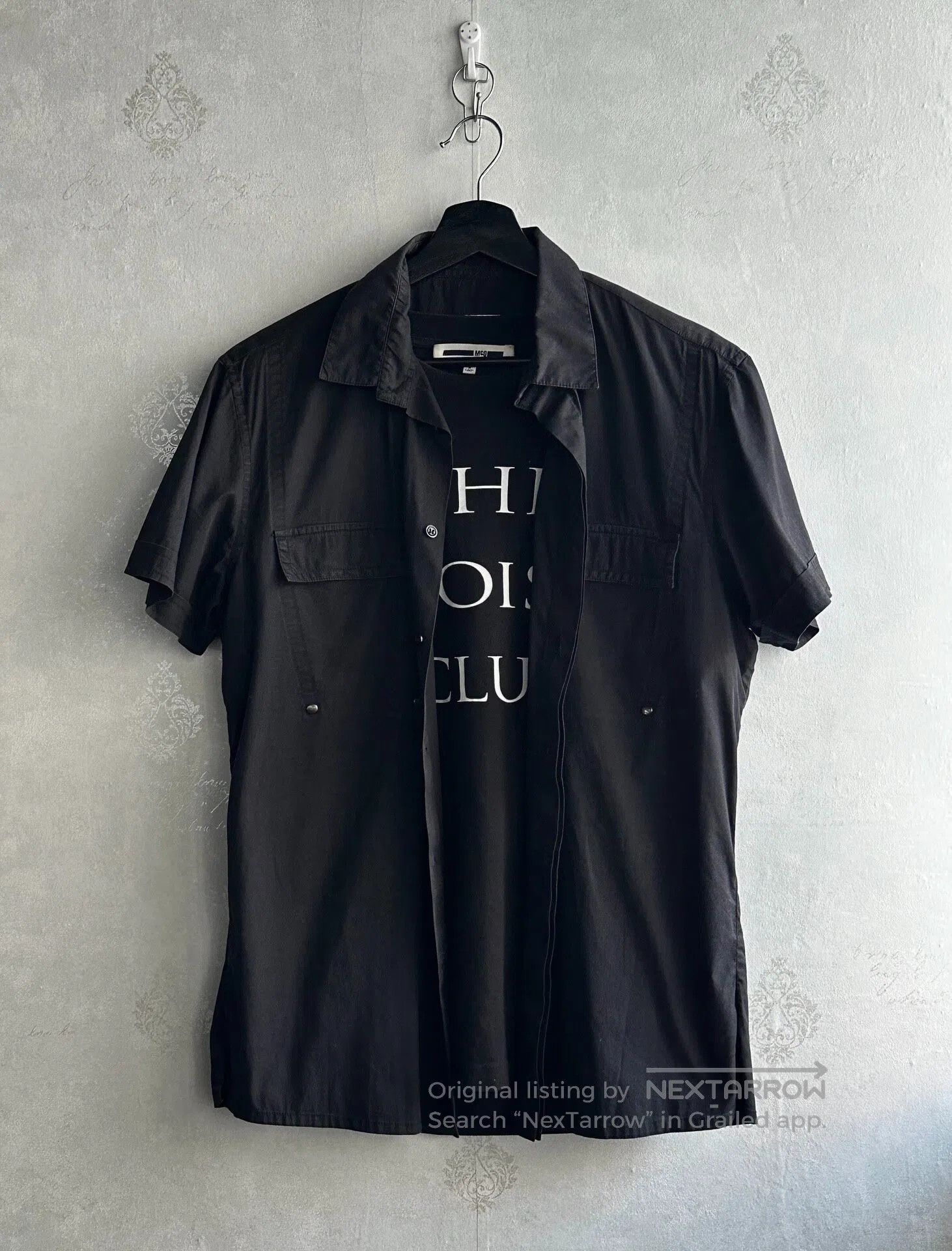 Dirk Bikkembergs Dirk bikkembergs 0ss Nail pocket short-sleeved shirt| Size US M / EU 48-50 / 2 - 1 Thumbnail
