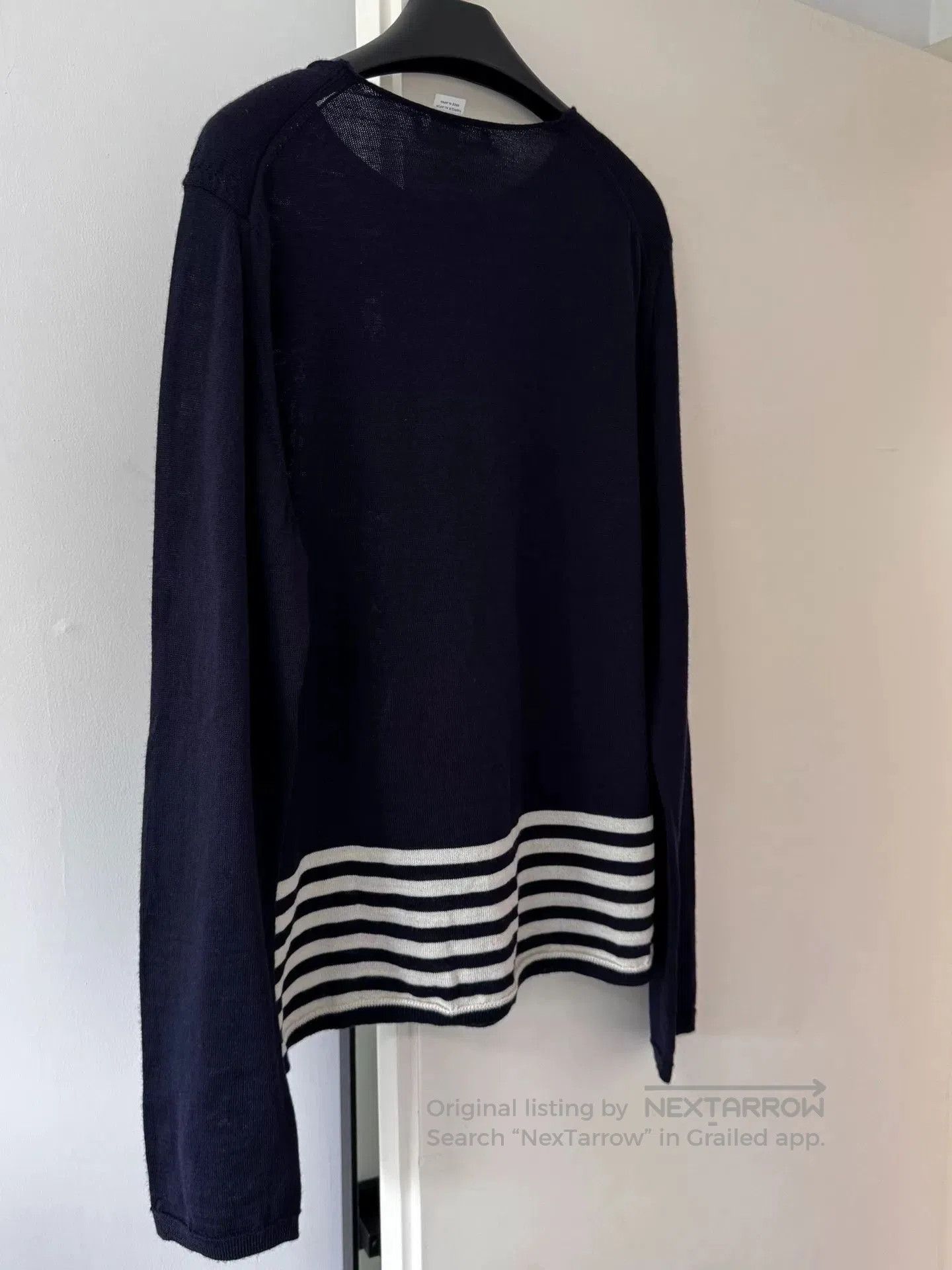 Comme des Garcons SHIRT CDG SHIRT Blue Stripe Sweatshirt. Size US S / EU 44-46 / 1 - 9 Thumbnail
