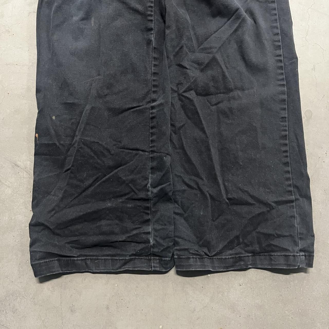 Old Navy × Vintage Vintage Y2K/2000s Baggy Ultimate Loose Black Trousers Pants! Size US 34 / EU 50 - 5 Thumbnail
