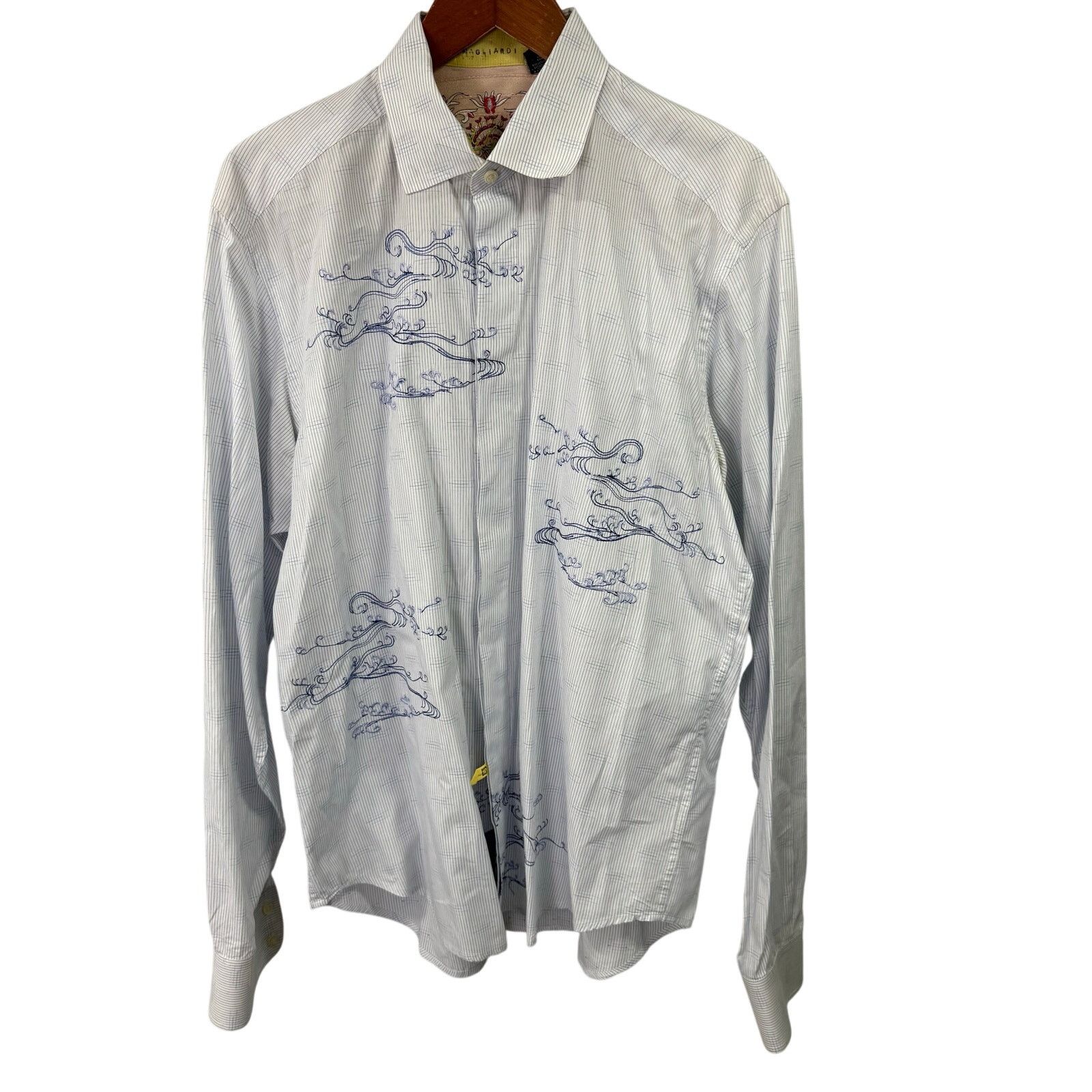 Robert Graham Robert Graham Men’s Shirt sz XL-Tall Cotton Silk NWOT #G654 Size US XL / EU 56 / 4 - 1 Thumbnail