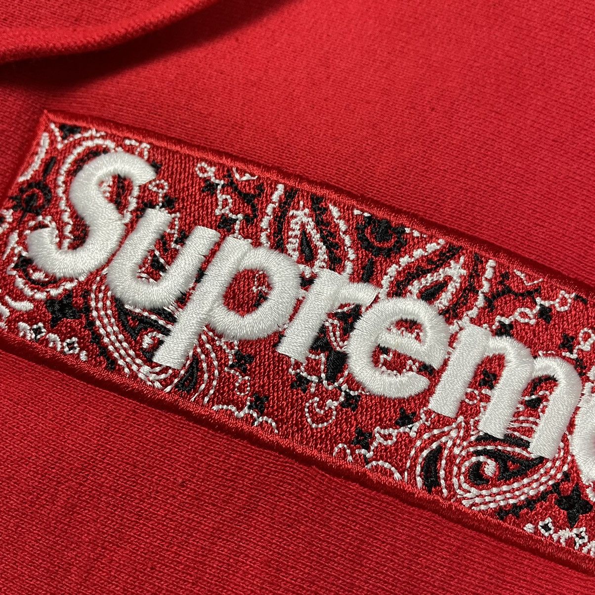 Supreme Supreme Bandana Box Logo Pullover Hoodie Size US M / EU 48-50 / 2 - 7 Thumbnail