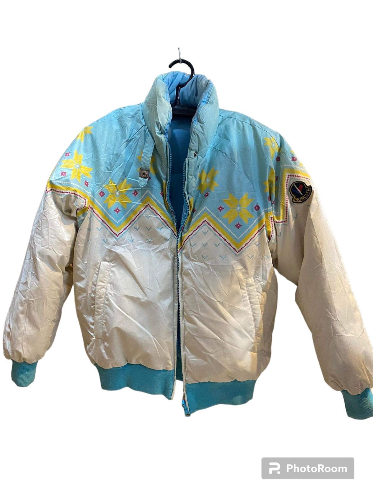 Moncler × Vintage Vintage Reversable Moncler jacket Navajo Design Size US S / EU 44-46 / 1 - 4 Thumbnail