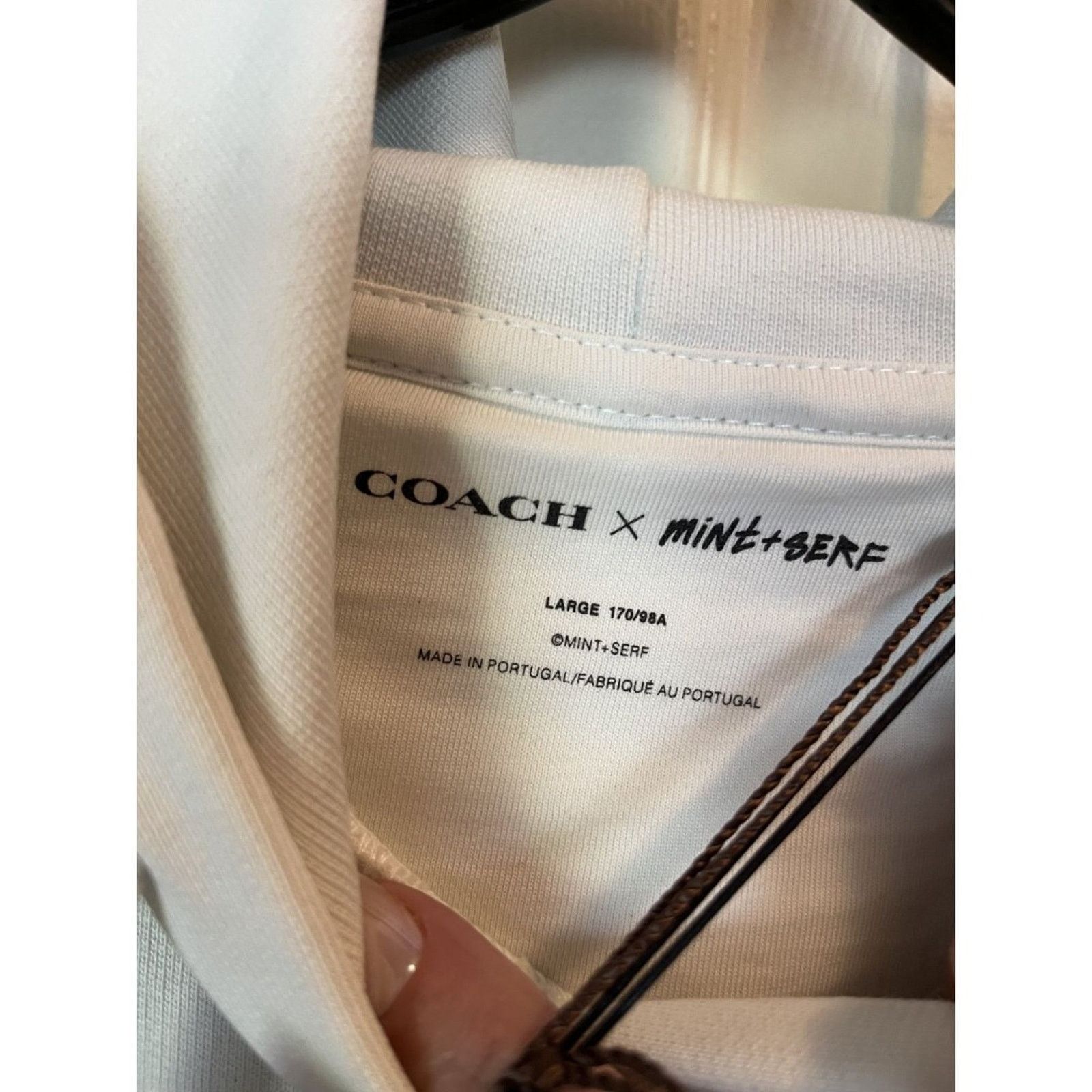 Coach 100% Authentic Coach Mint x Serf Hoodie Dress CL325 Size L Size L / US 10 / IT 46 - 4 Thumbnail