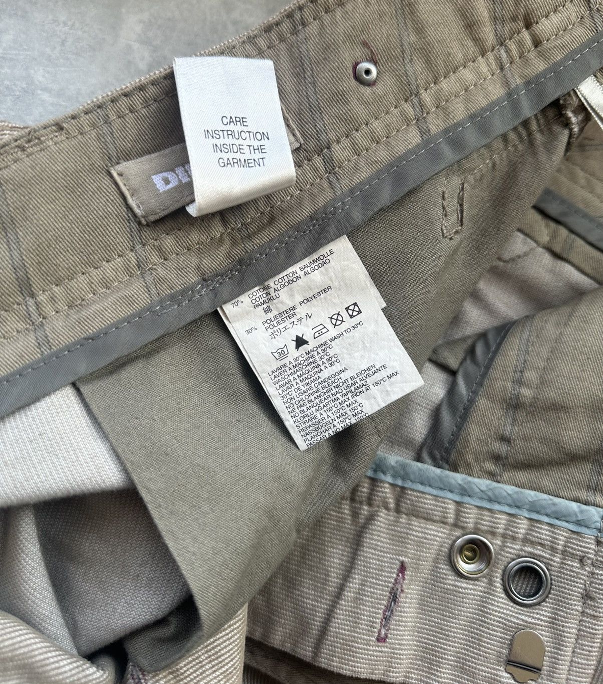 Diesel × Vintage Rare Vintage Diesel Trousers Flared Made In Hong Kong Size US 34 / EU 50 - 12 Thumbnail