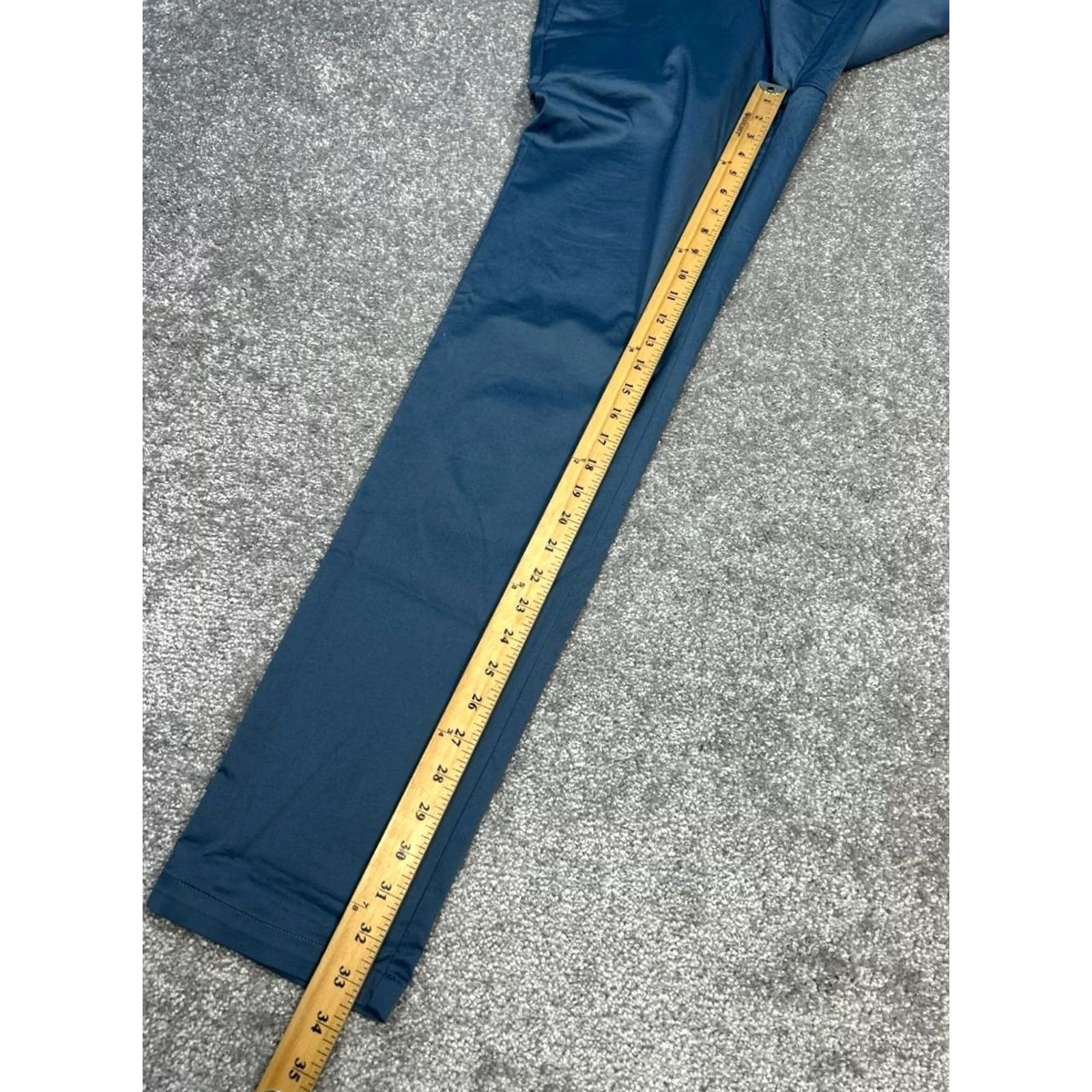 Banana Republic Banana Republic Chino Pants Mens 31 Blue Cotton Mid Rise Stretch Straight Leg Size US 31 - 5 Thumbnail