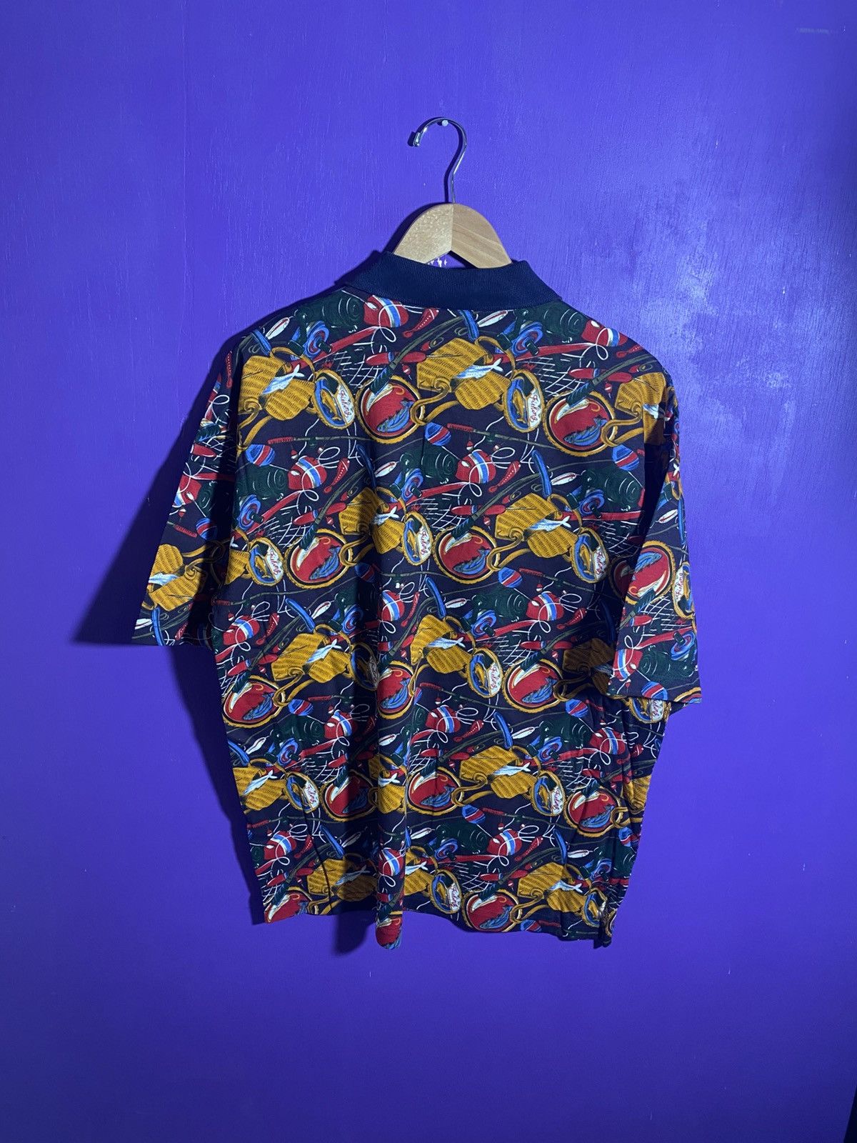 Vintage Vintage 90s Tommy Hilfiger crest logo fishing polo Size US XL / EU 56 / 4 - 2 Thumbnail