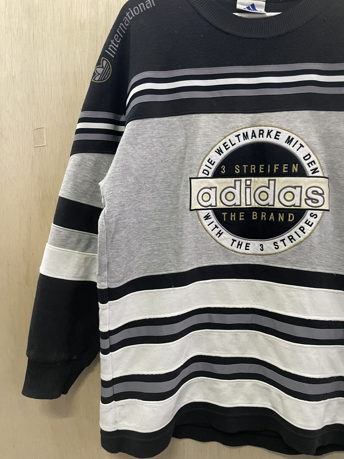 Adidas × Vintage Adidas vintage 90’s sweatshirt made in japan Size US L / EU 52-54 / 3 - 3 Thumbnail