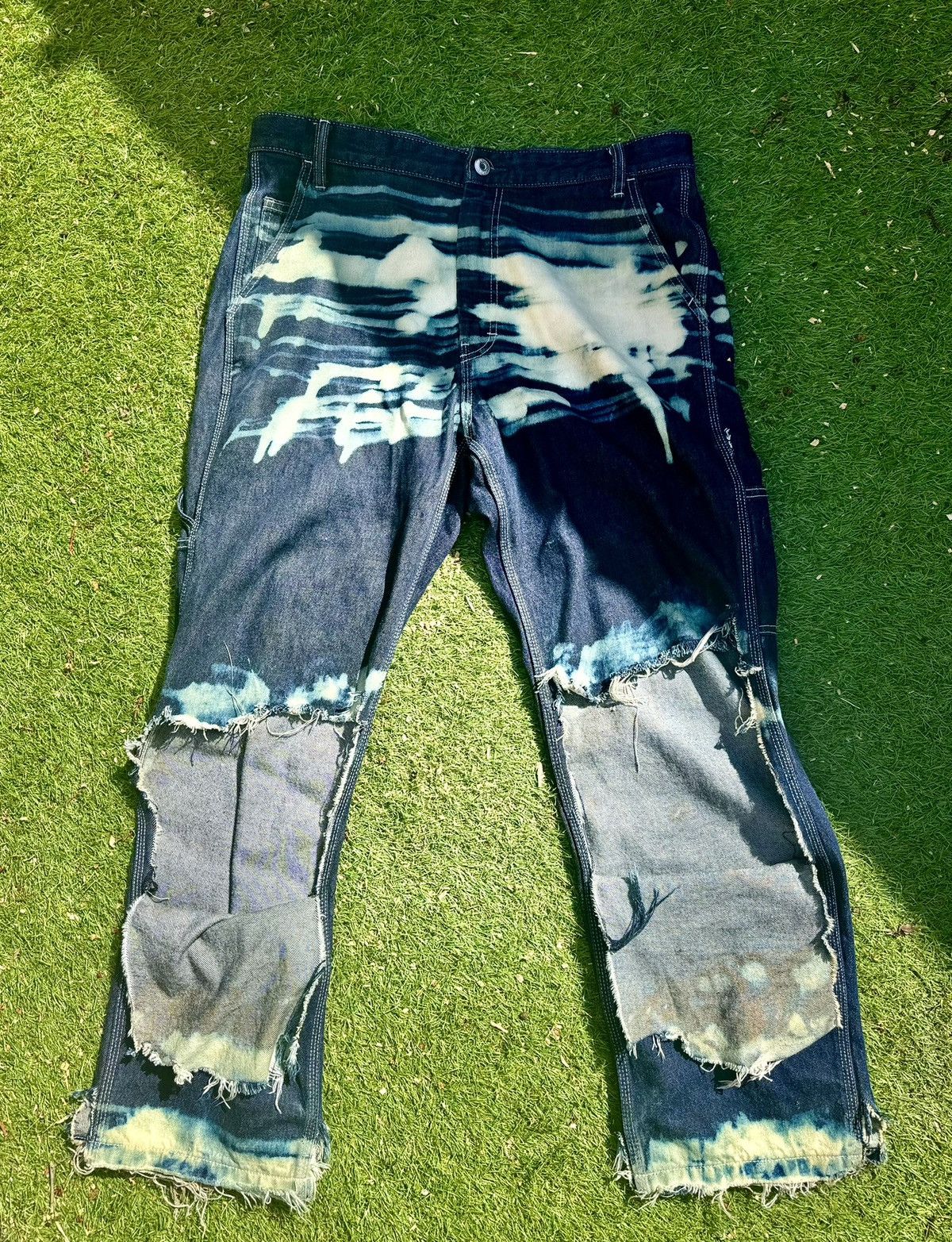 Other Custom ruined Bleach Wash Carpenter jeans Size US 38 / EU 54 - 1 Thumbnail