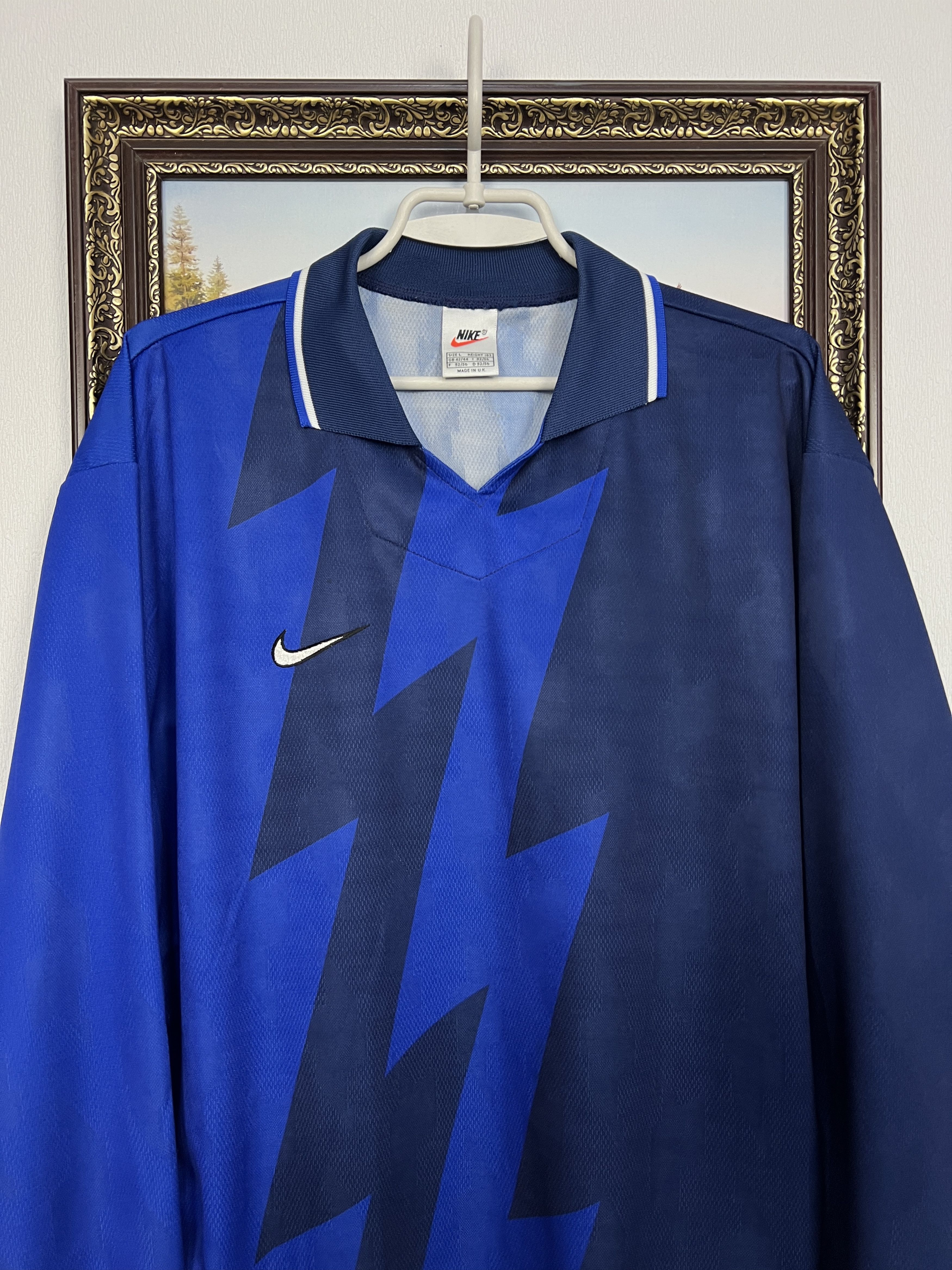Nike Vintage Arsenal Football Template Long Sleeve Shirt Jersey Size US L / EU 52-54 / 3 - 2 Thumbnail
