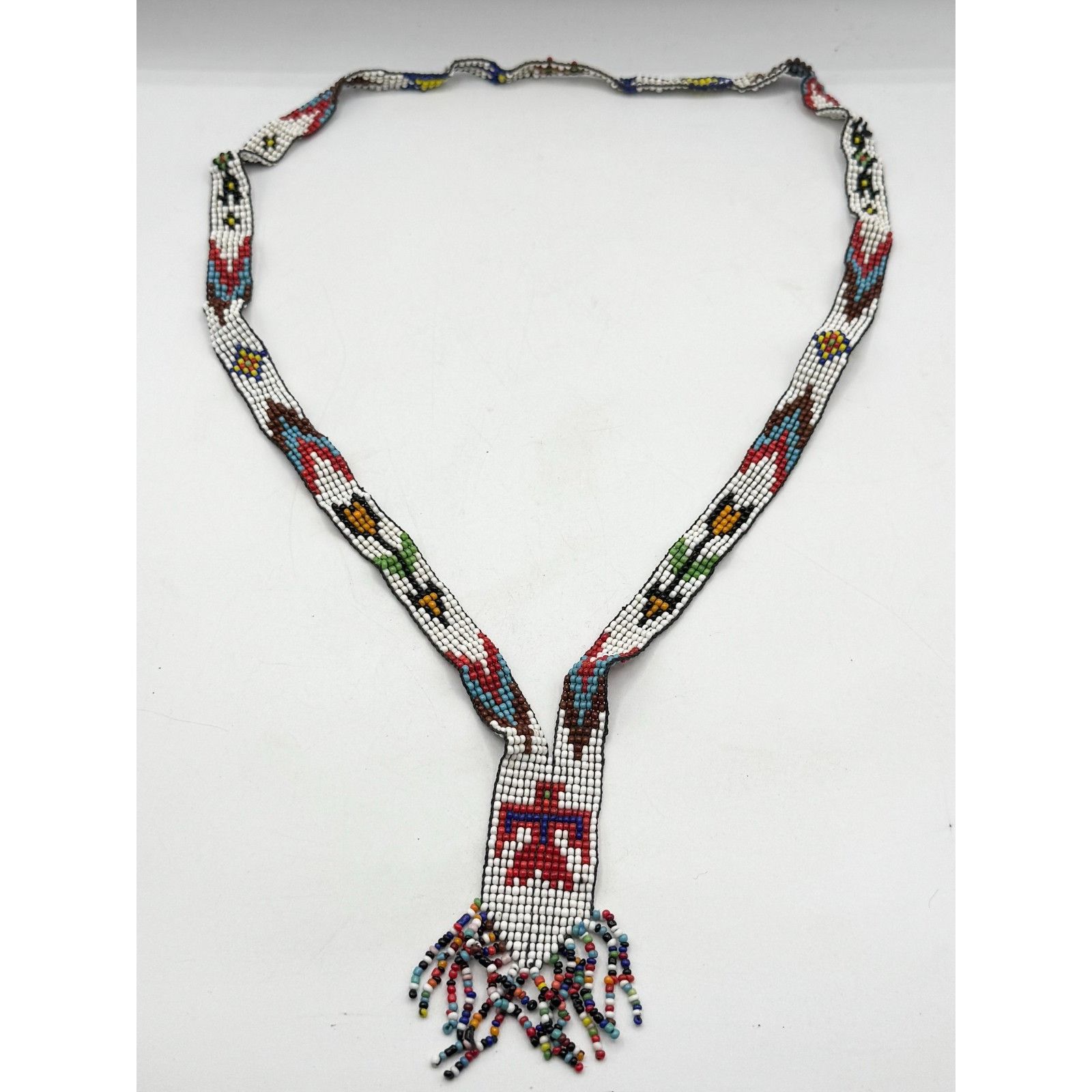 Vintage Vintage hand beaded seed bead tassel necklace Size ONE SIZE - 5 Thumbnail