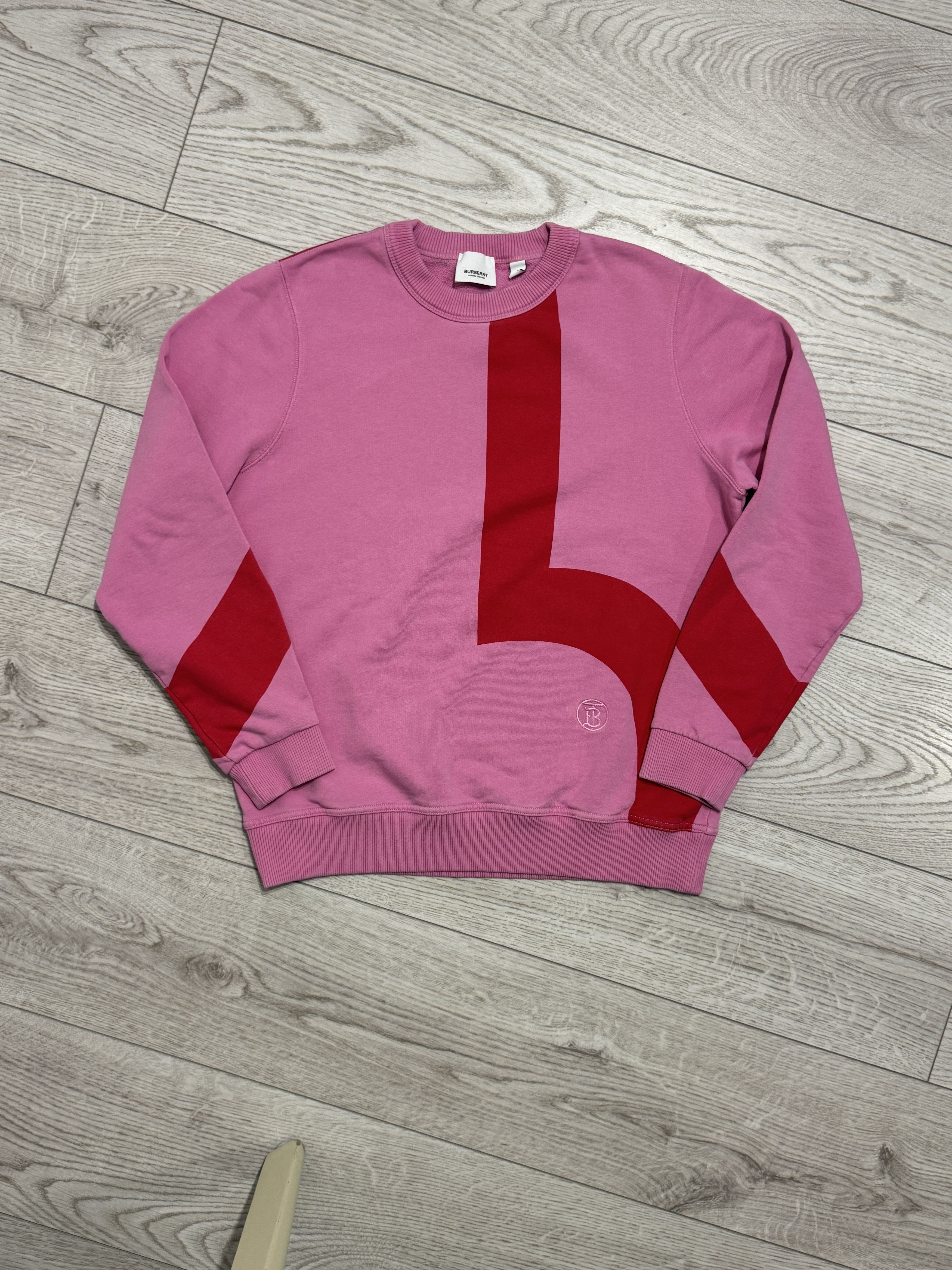 Burberry Burberry Fairhall pink sweatshirt Size S / US 4 / IT 40 - 3 Thumbnail