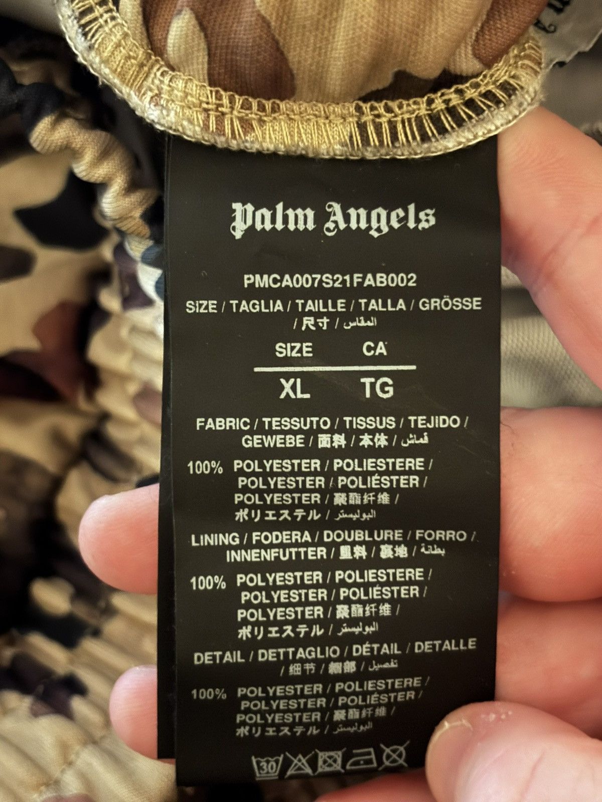 Palm Angels Palm Angels Cheetah Print Track Pants - Size XL Size US 36 / EU 52 - 3 Thumbnail