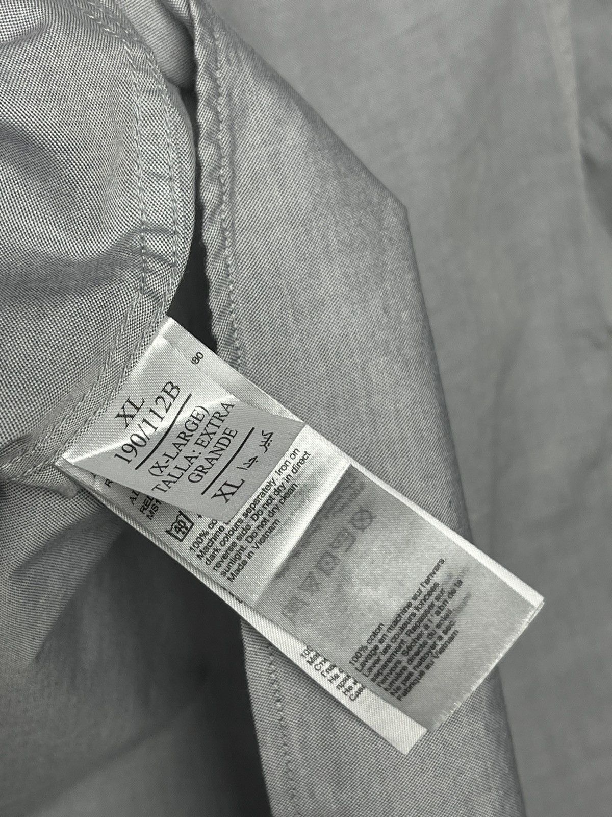 Allsaints Allsaints Grey Cotton Redondo HS Shirt Men’s Size XL Size US XL / EU 56 / 4 - 12 Thumbnail
