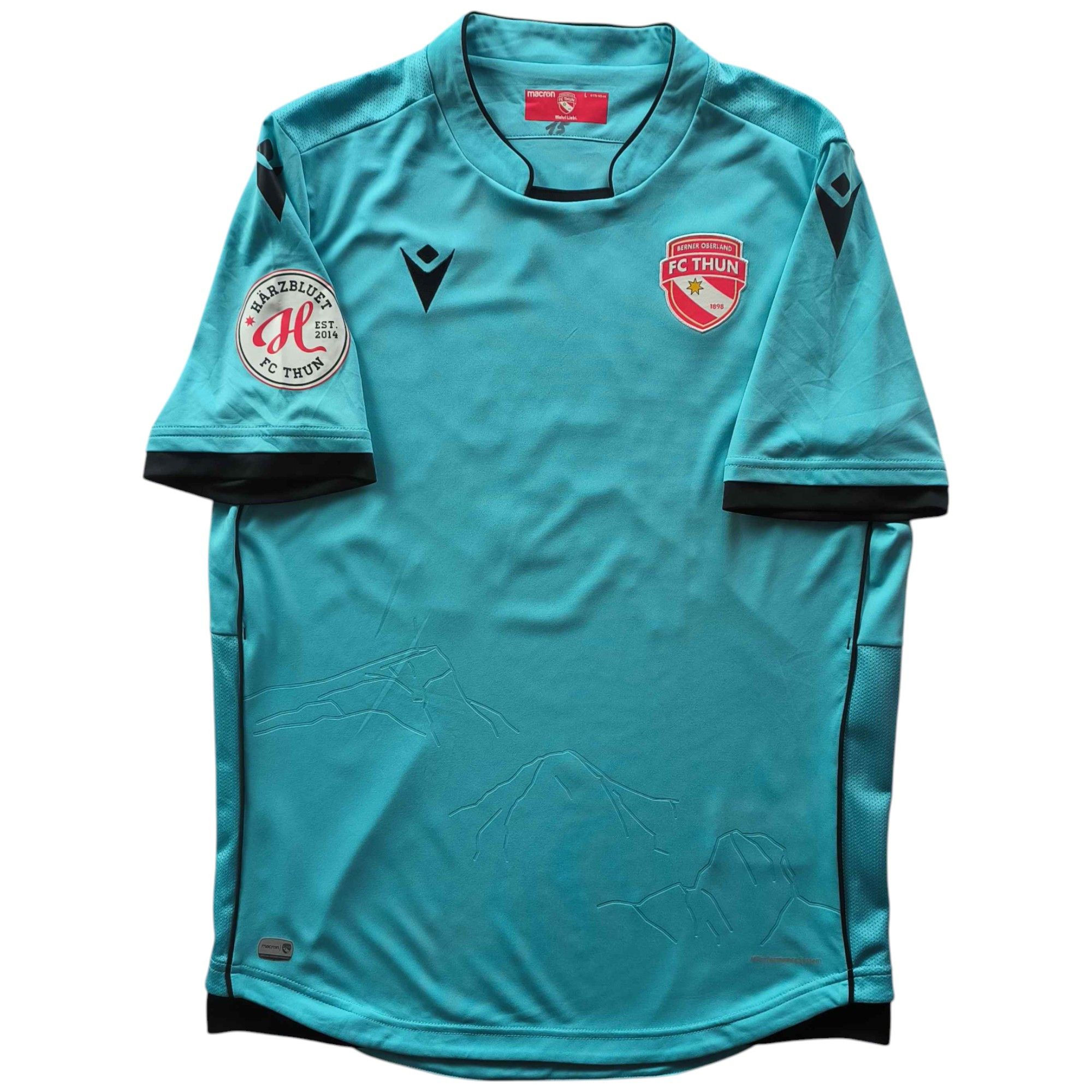 Macron FC Thun 2019-20 Macron away #14 football jersey size L Size US L / EU 52-54 / 3 - 1 Thumbnail