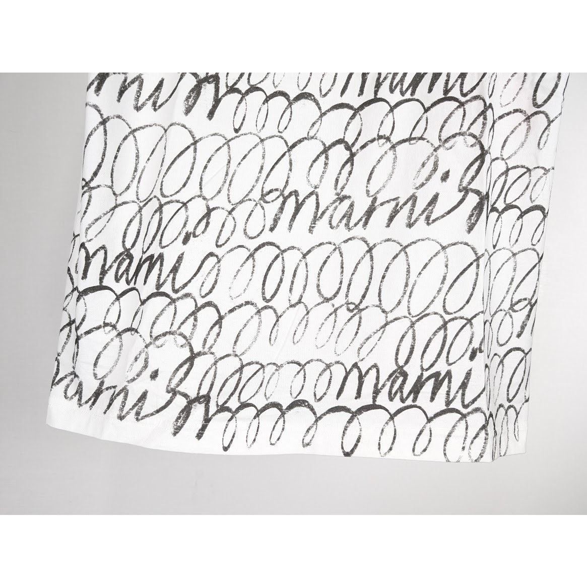 Marni o1rshd1 Scribbled Marni Organic Jersey T-Shirt in Lily White Size US M / EU 48-50 / 2 - 5 Thumbnail