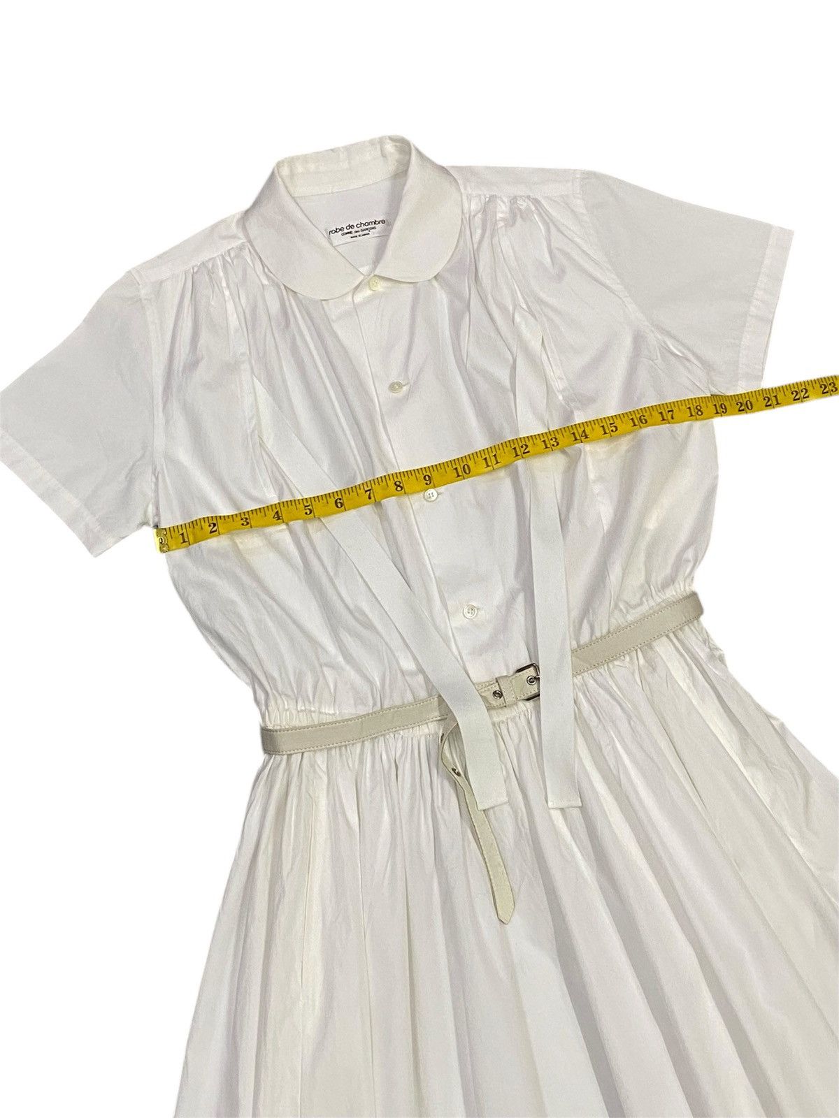 Comme des Garcons Comme Des Garçons AD2001 Cotton Poplin Midi Dress Size M / US 6-8 / IT 42-44 - 16 Thumbnail