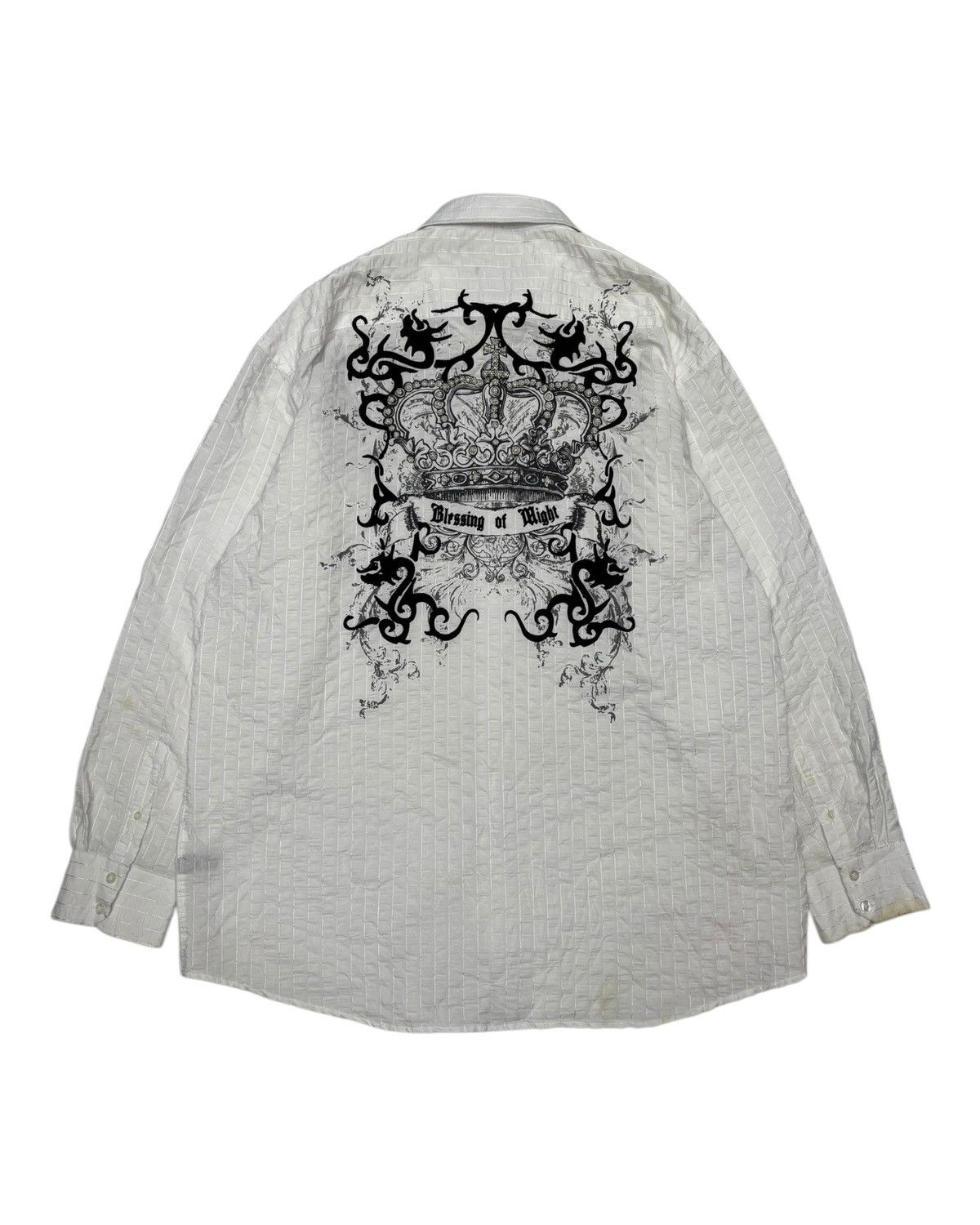Hysteric Glamour 🔥PREMIUM CULTURE TRIBAL CROWN OVERSIZED BUTTON SHIRT Size US XXL / EU 58 / 5 - 1 Thumbnail