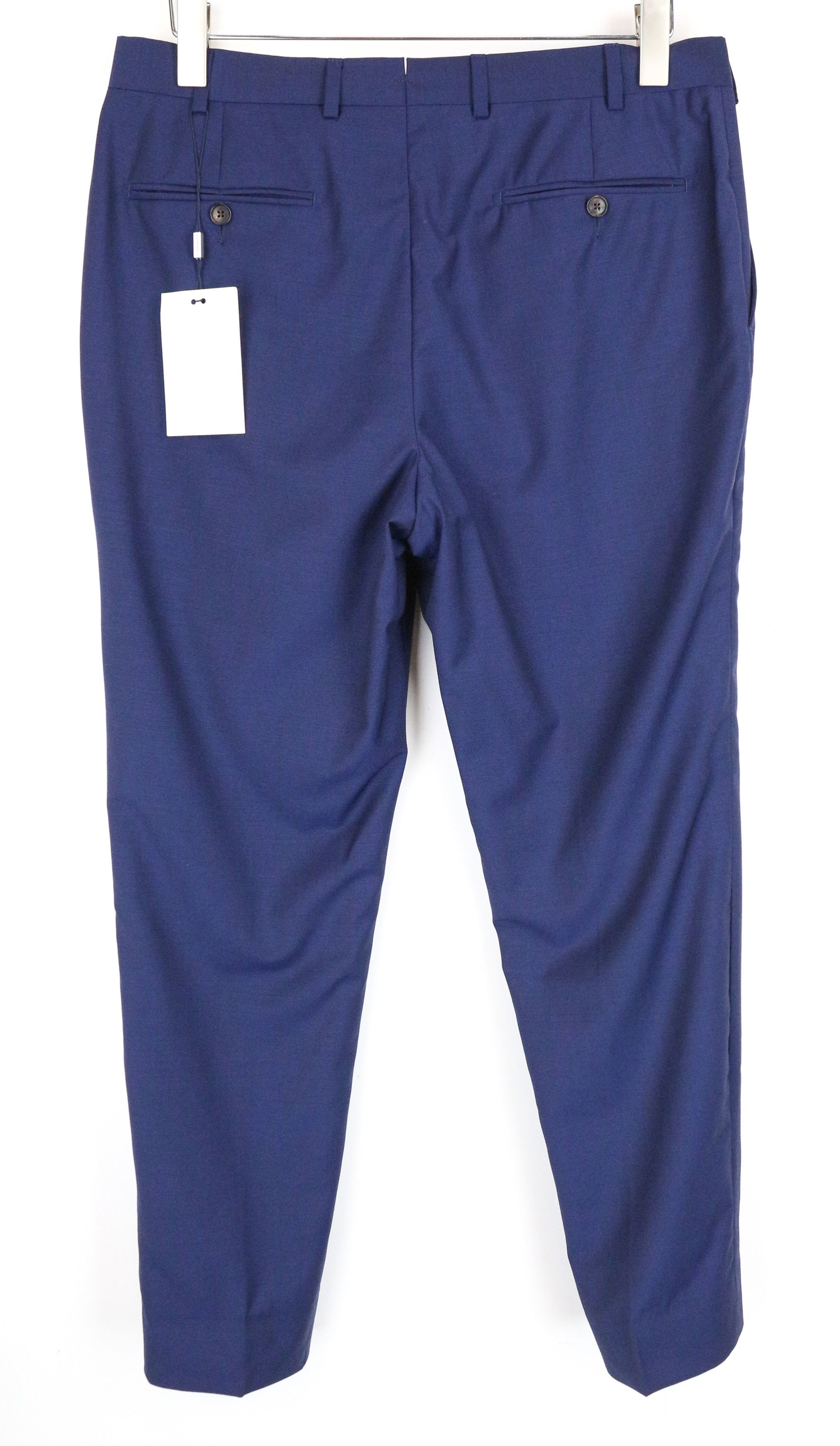 Suitsupply SIENNA UK38S Wool Mohair Melange Pleated Trousers 62470 Size 38S - 2 Thumbnail