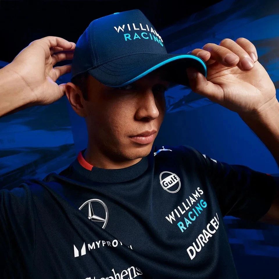 Formula 1 WILLIAMS RACING TEAM CAP BLACK CAP ROKIT RACING CAP Size ONE SIZE - 9 Thumbnail