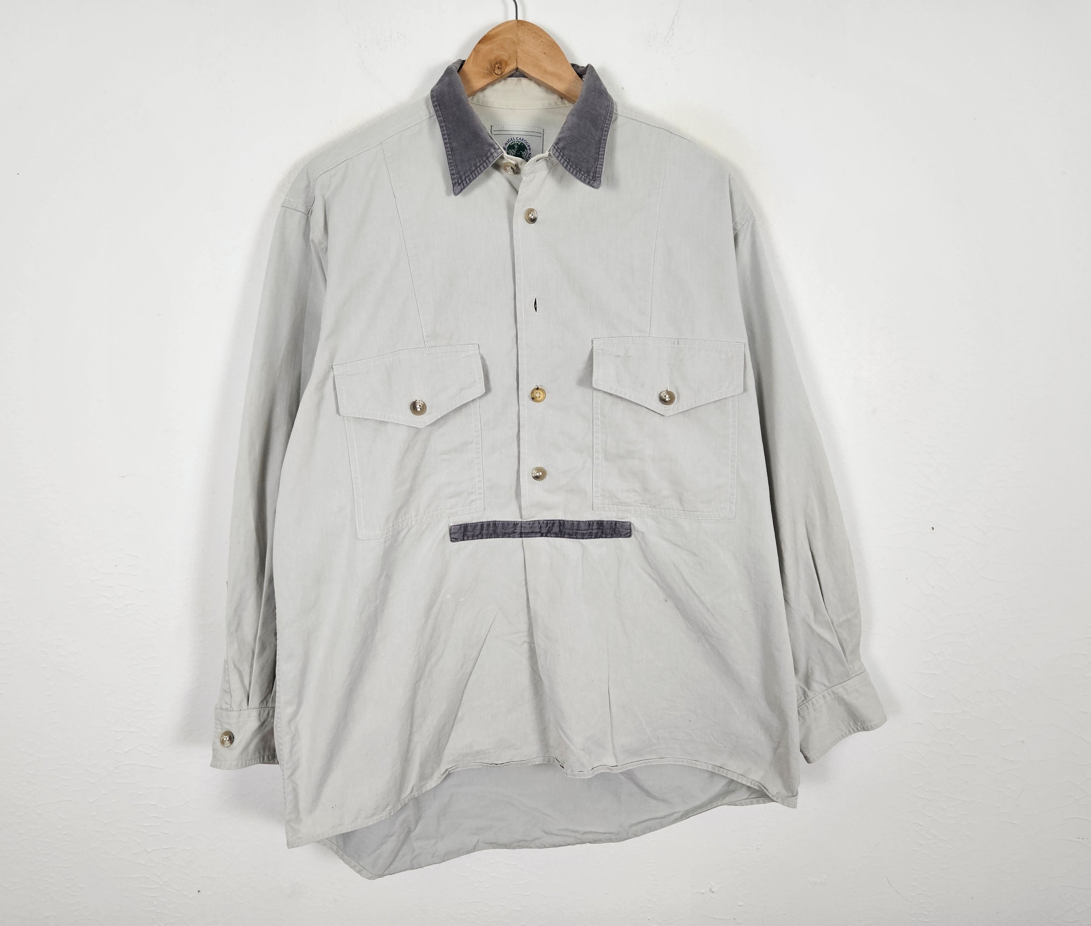 Nigel Cabourn Nigel Cabourn button designer thrashed shirt Size US XL / EU 56 / 4 - 2 Thumbnail
