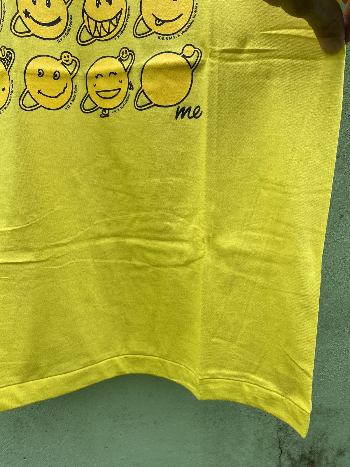 Japanese Brand 24 Hour Television Japanese Smiley Face Graphic Neon T-Shirt Size US S / EU 44-46 / 1 - 7 Thumbnail