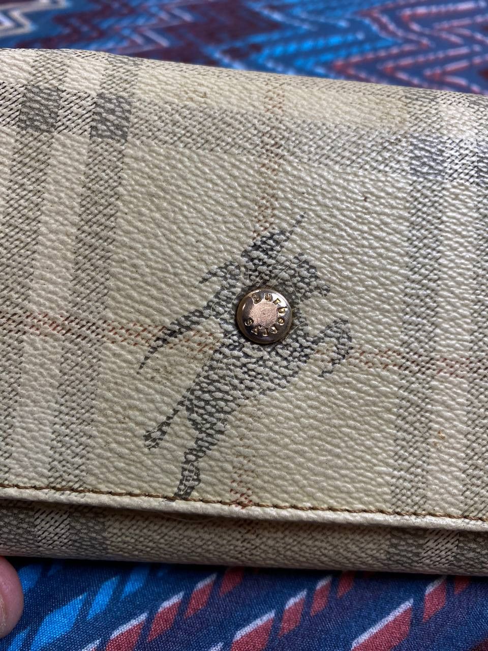 Burberry × Vintage Vintage Burberry Nova Check Leather Wallet Size ONE SIZE - 12 Thumbnail