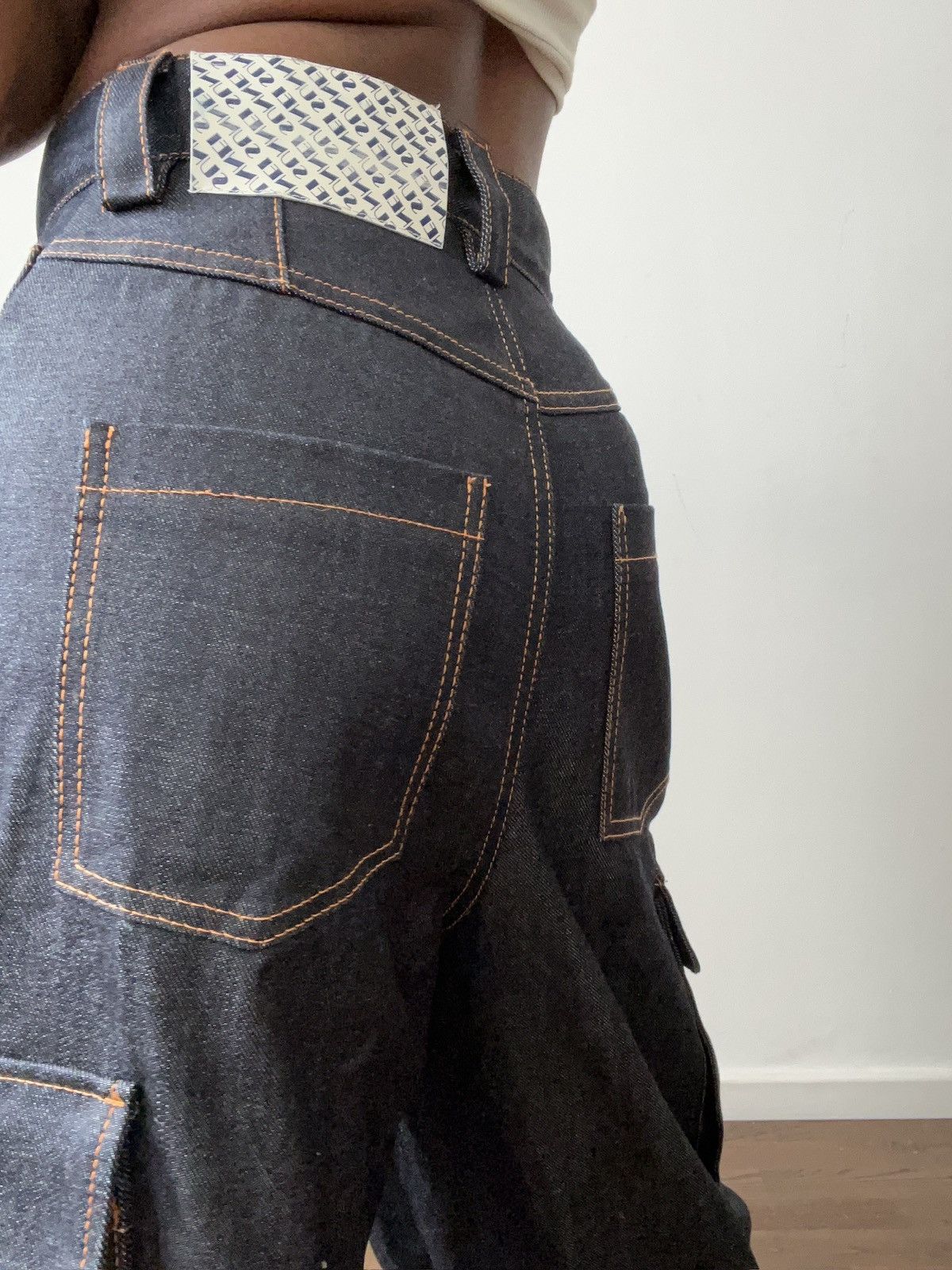 Sunnei Sunnei Navy Cargo jeans Size 27" / US 4 / IT 40 - 6 Thumbnail