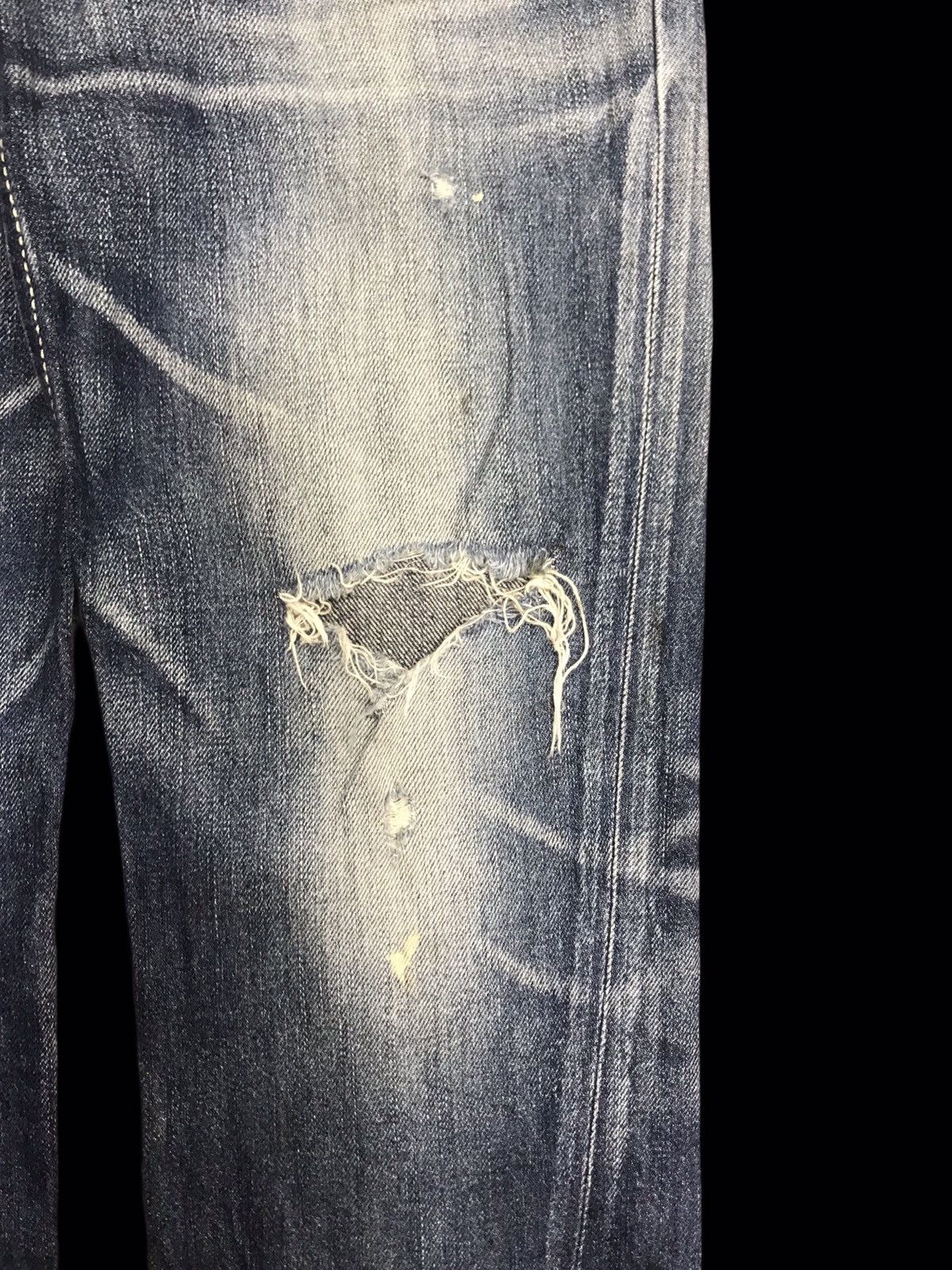 Edwin EDWIN DISTRESSED STONEWASH TWISTED LEG DENIM F145 Size US 32 / EU 48 - 5 Thumbnail