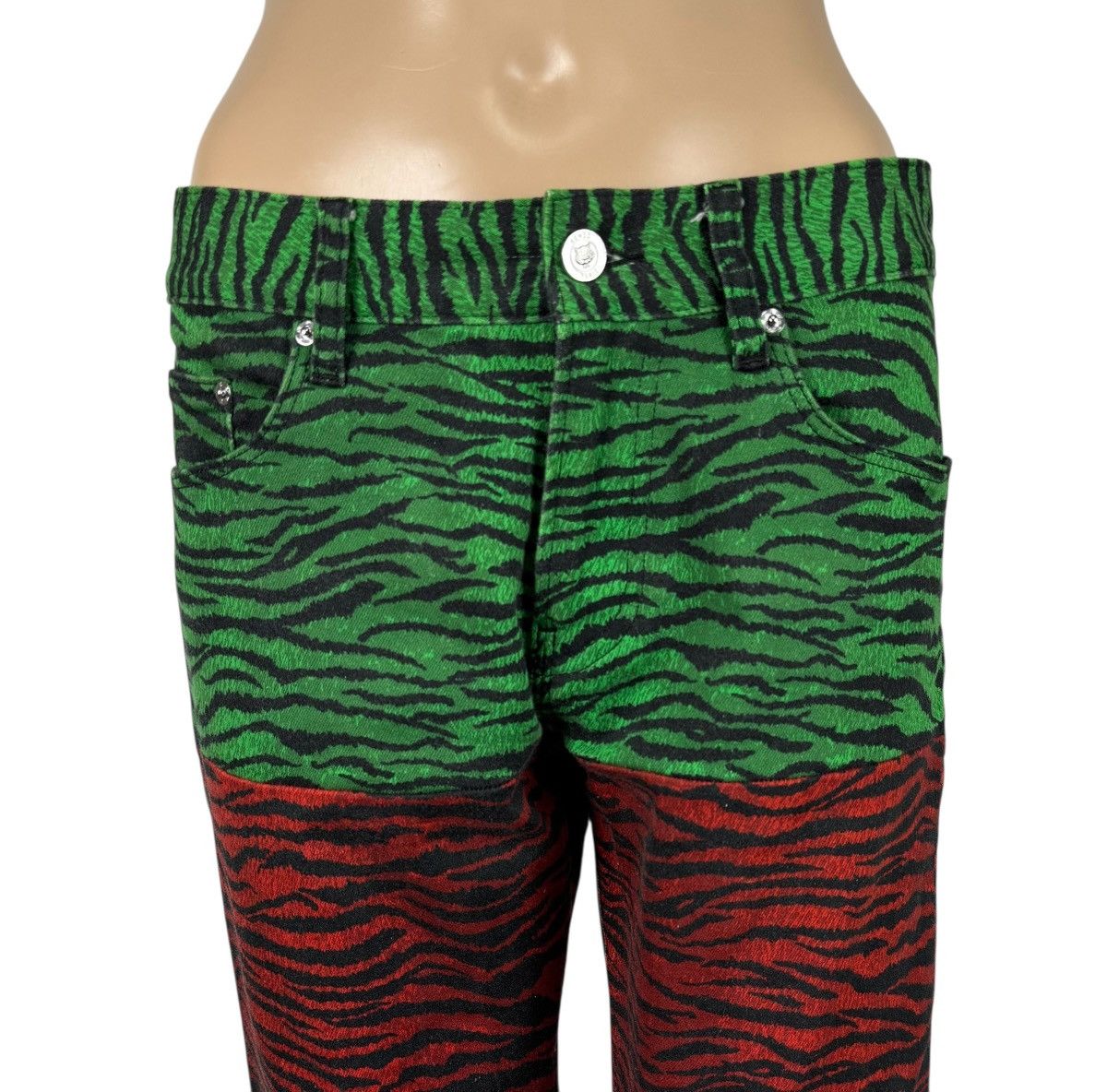 H&M × Kenzo Kenzo Jungle H&M Multicolor Animal Printed Jeans size 31 Size 31" - 4 Thumbnail