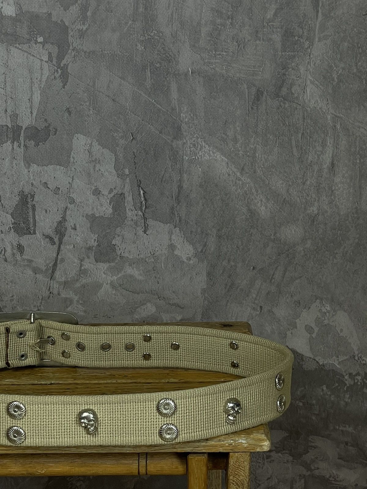 Japanese Brand × Vintage Vintage 00s Japanese Style Punk Metal Skull Belt Size ONE SIZE - 7 Thumbnail