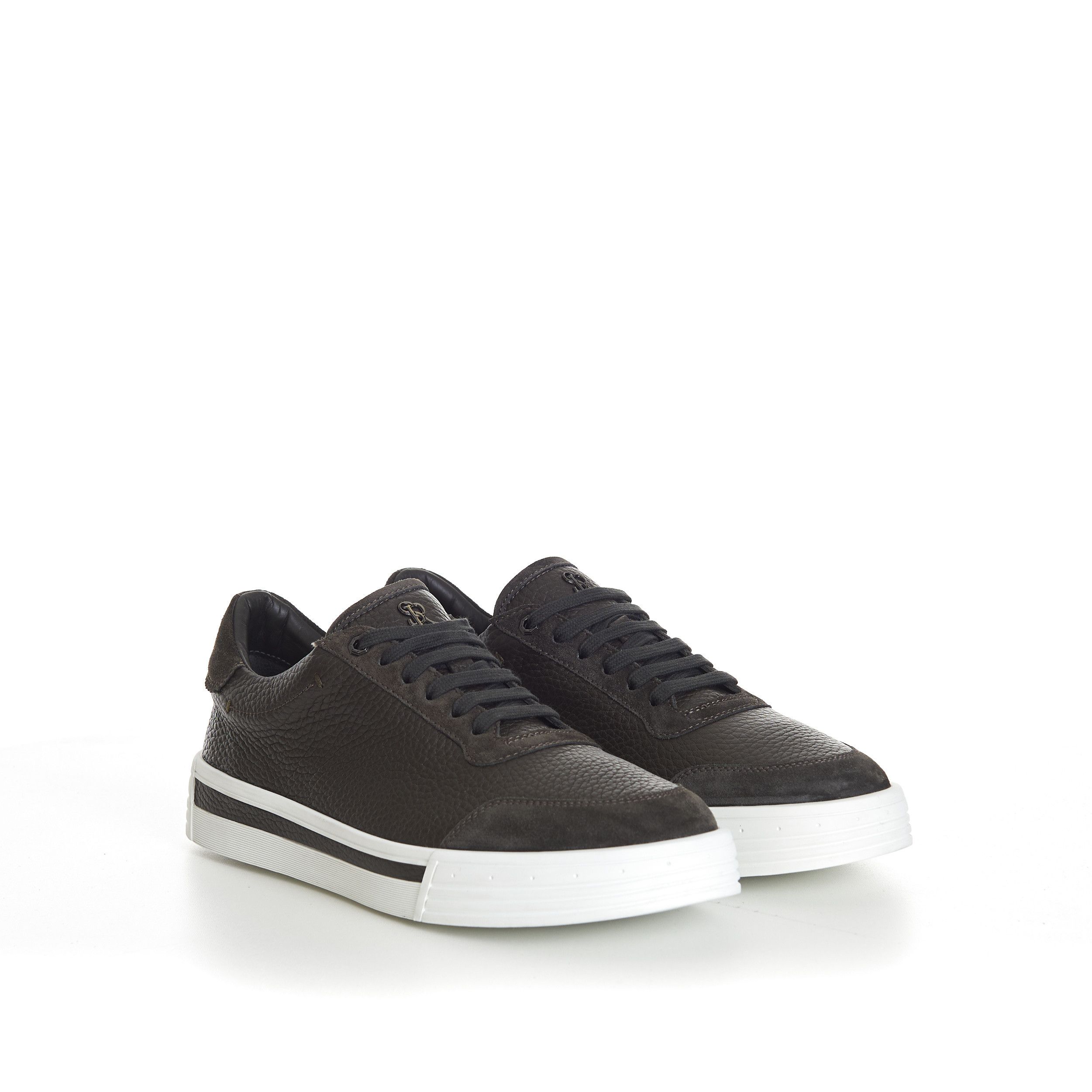 Stefano Ricci Military Green Calfskin Low Top Leather Sneakers Size US 7 / EU 40 - 1 Thumbnail