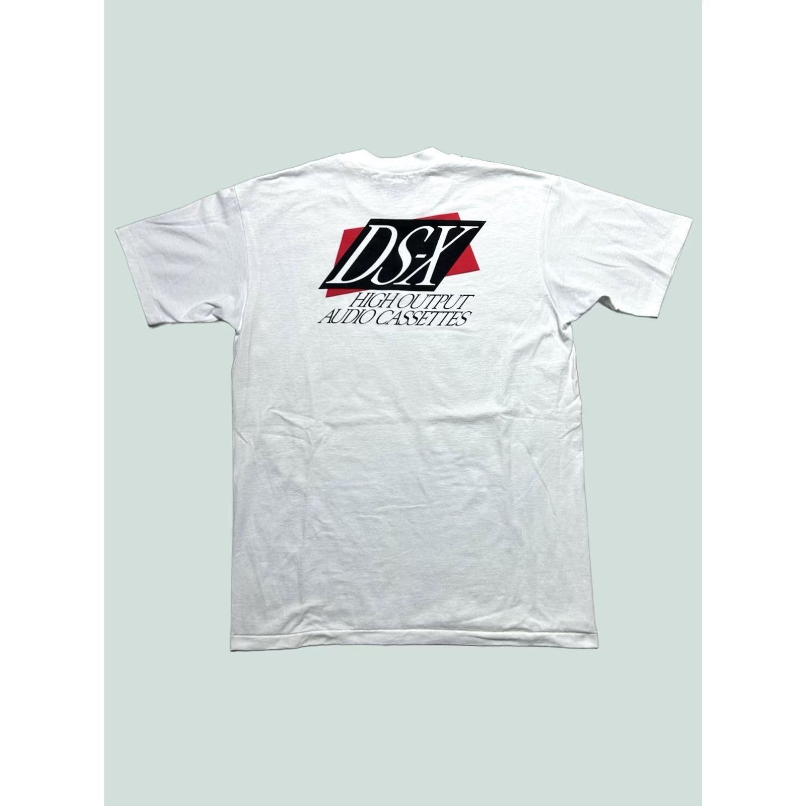 Hanes VINTAGE 80s Hanes T-Shirt graphic TDK cassette tape promo get serious large Mens Size US L / EU 52-54 / 3 - 1 Thumbnail